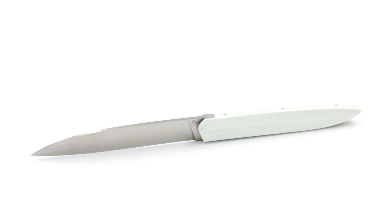 Roland LANNIER Tafelmesser White and Bamboo (G10) Set 4-tlg.