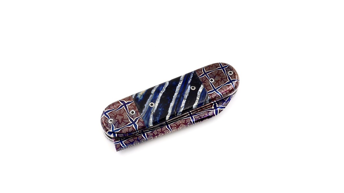 Philippe Soeuvre le BULL mammoth tusk damaskus blade 