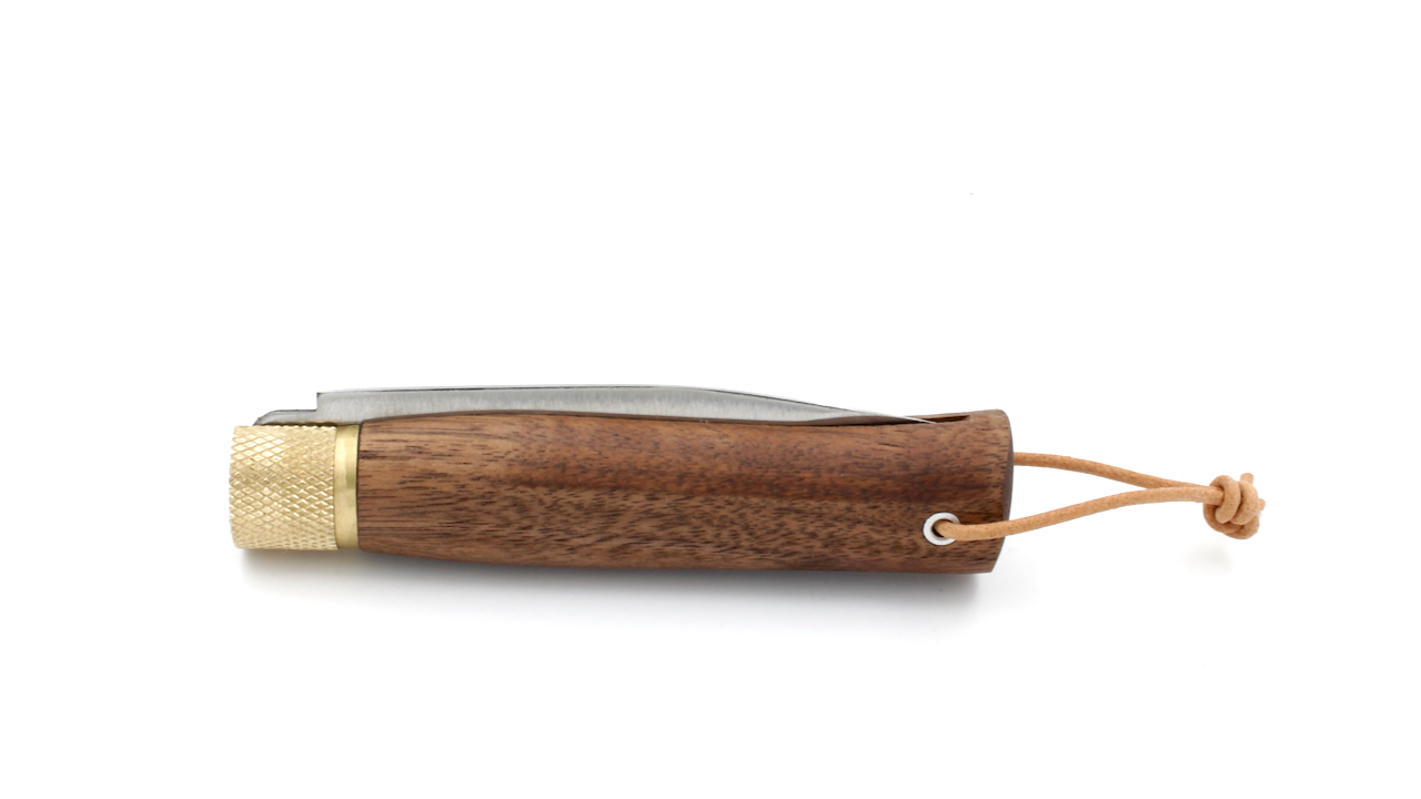JOSÉ DA CRUZ folding knife Merendeira american walnut carbon blade