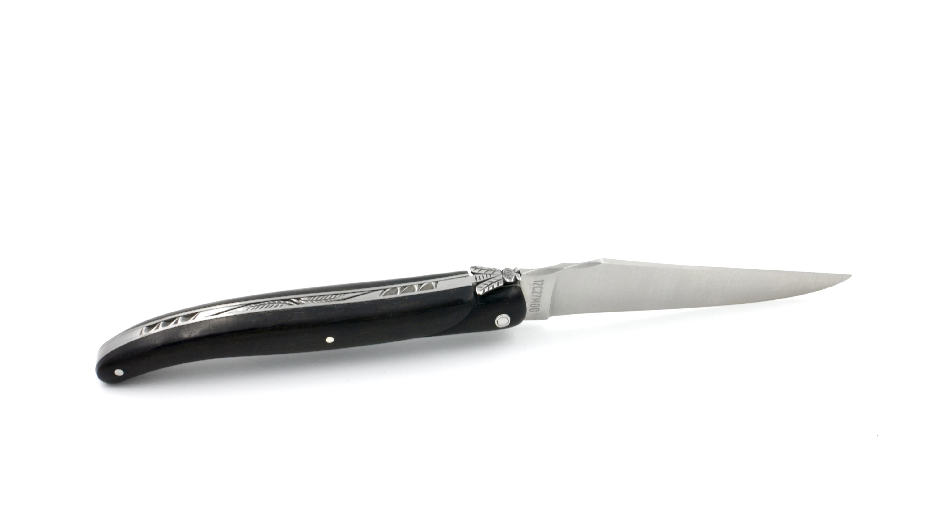 Laguiole en Aubrac Elegance ebony wood full handle 12 cm