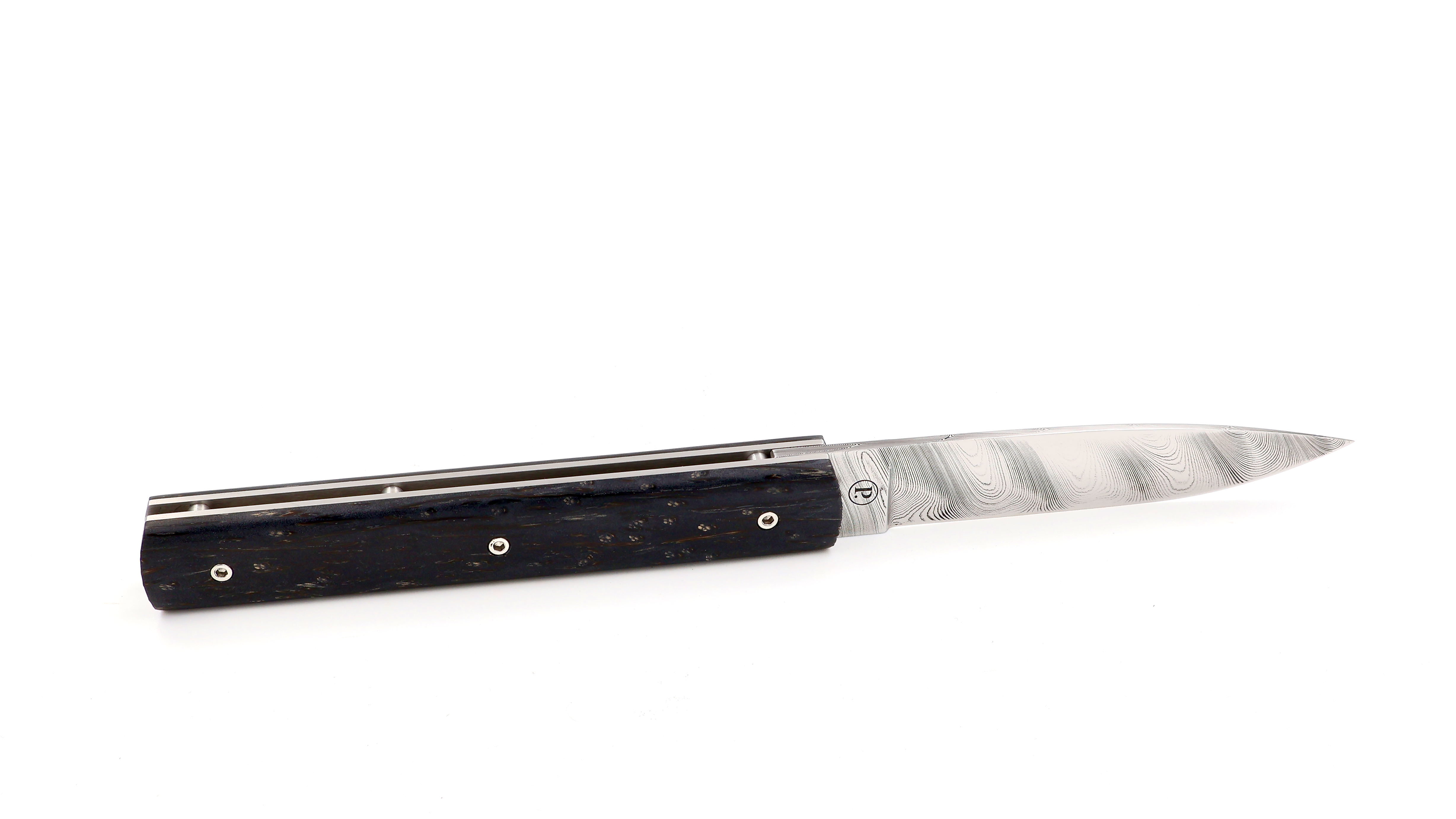 PERCEVAL Le Francais Damast schwarzes Palmholz **Sondermodell** 
