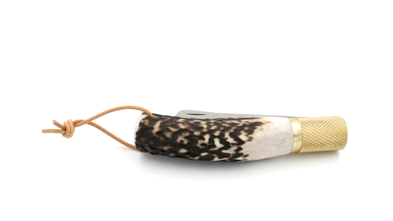 ICF-XT-H-1 JOSÉ DA CRUZ folding knife stag horn (deer)