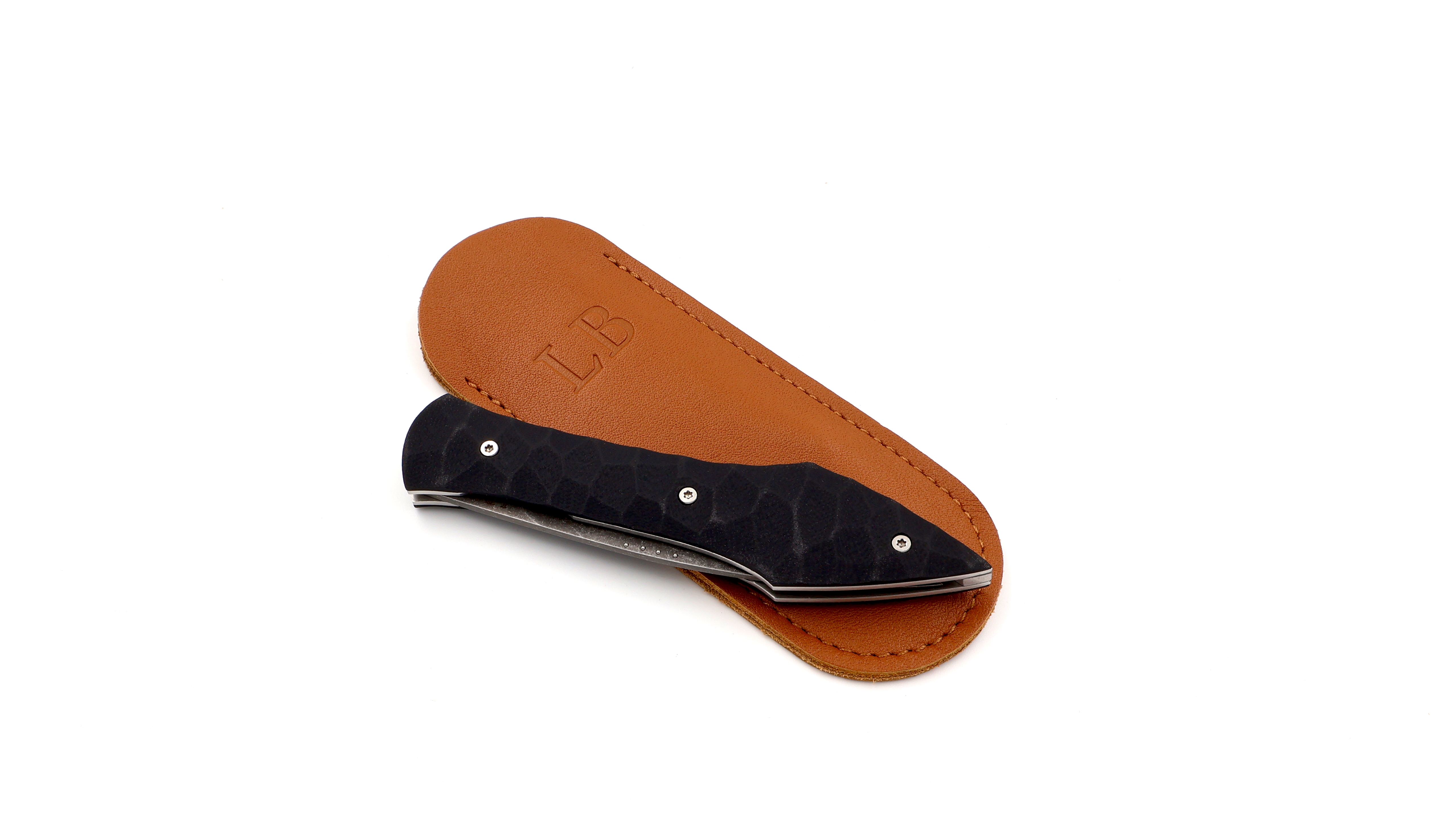 Laraud Blades L’Oegopsyde faceted black G10