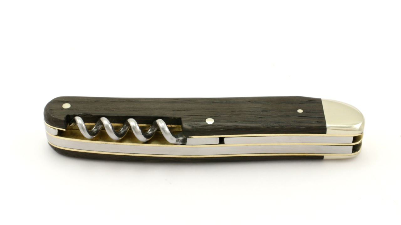 Robert Klaas classic line knife bog oak and cap lifter