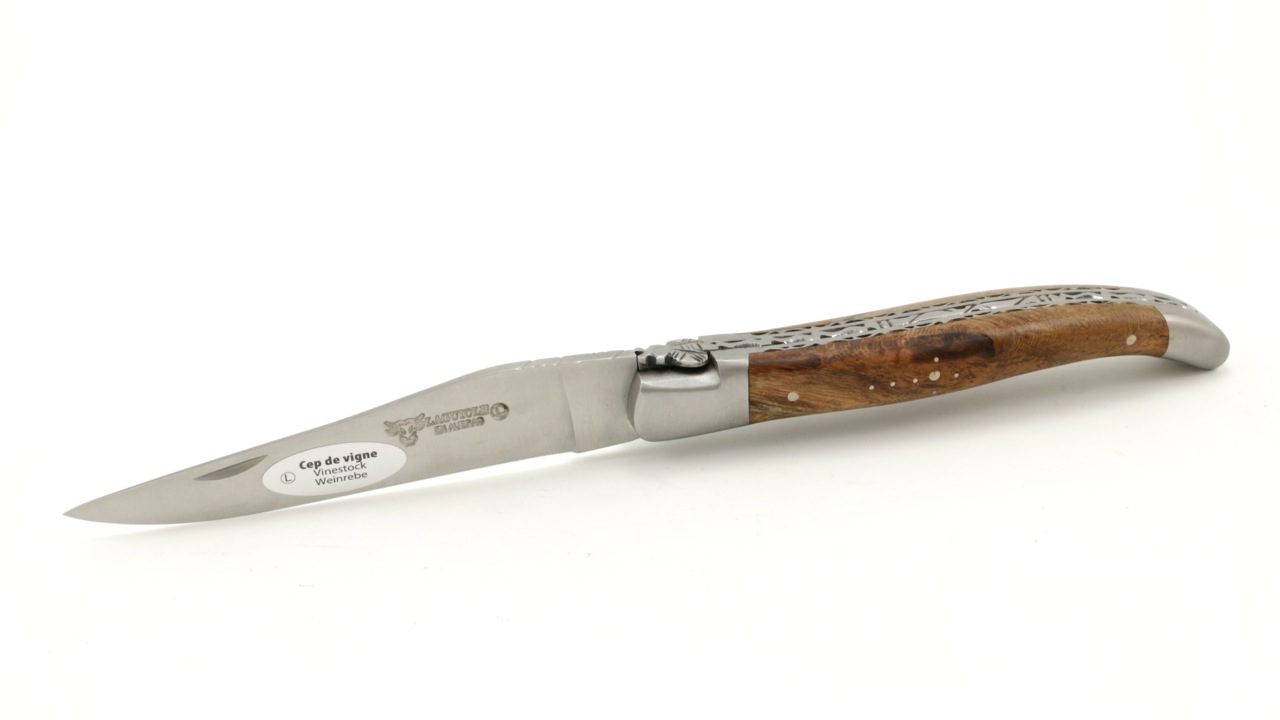 Laguiole en Aubrac Weinstock Doppelplatine 12 cm