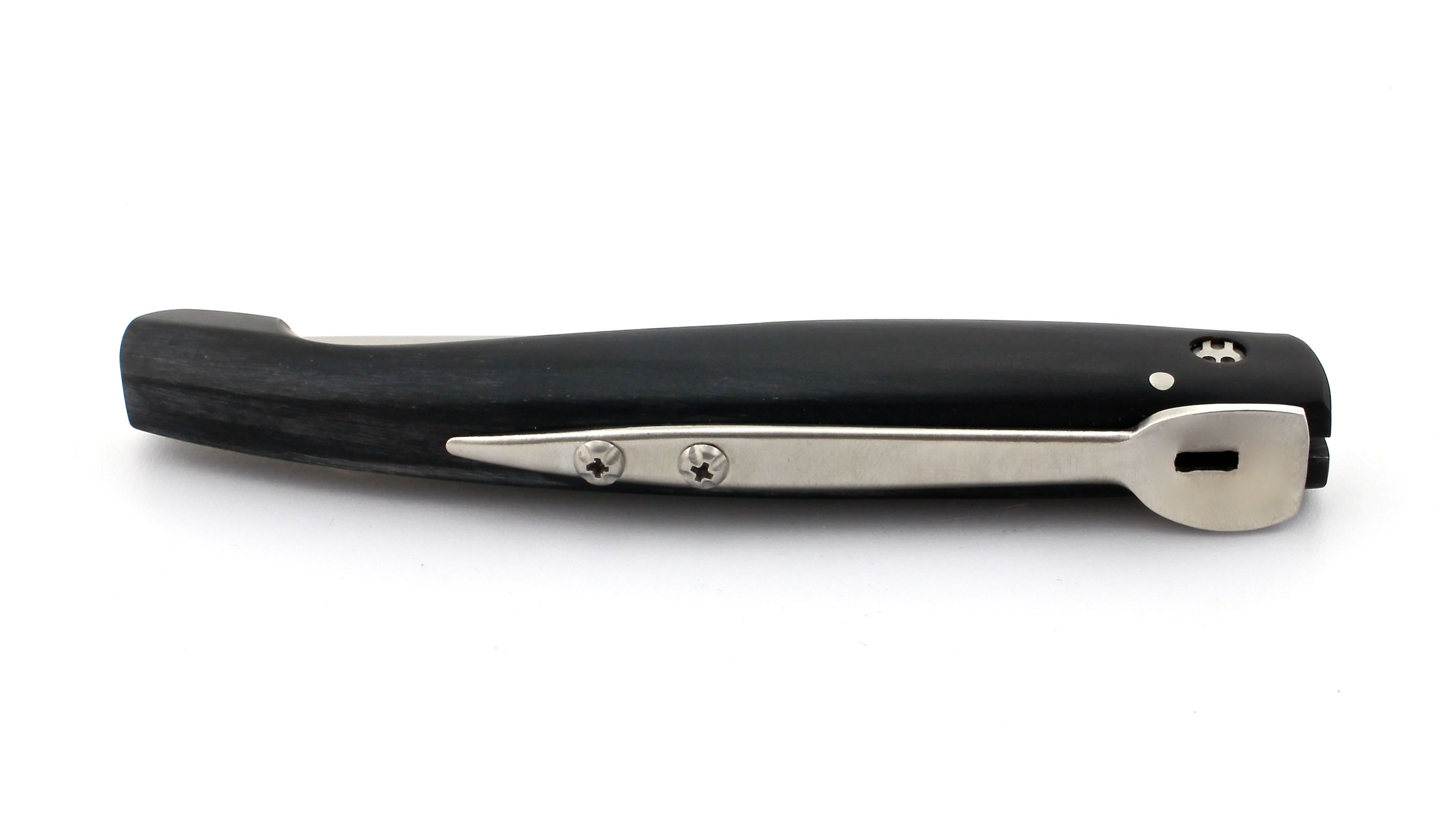 Saladini knife SARACCA romagnola 23,5 cm buffalo horn mat