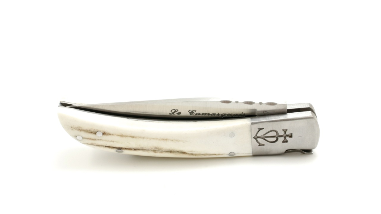 Le Camarguais knife stag horn 12 cm
