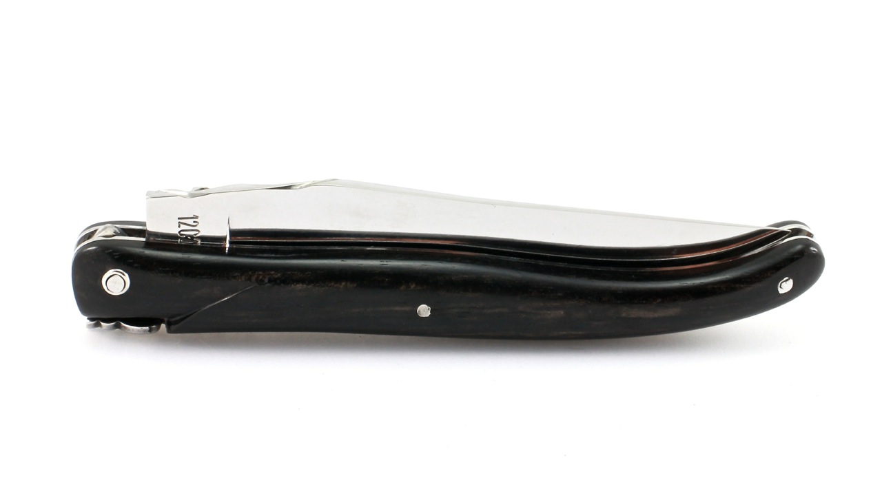 Laguiole en Aubrac Ebenholz massiver Griff 12 cm