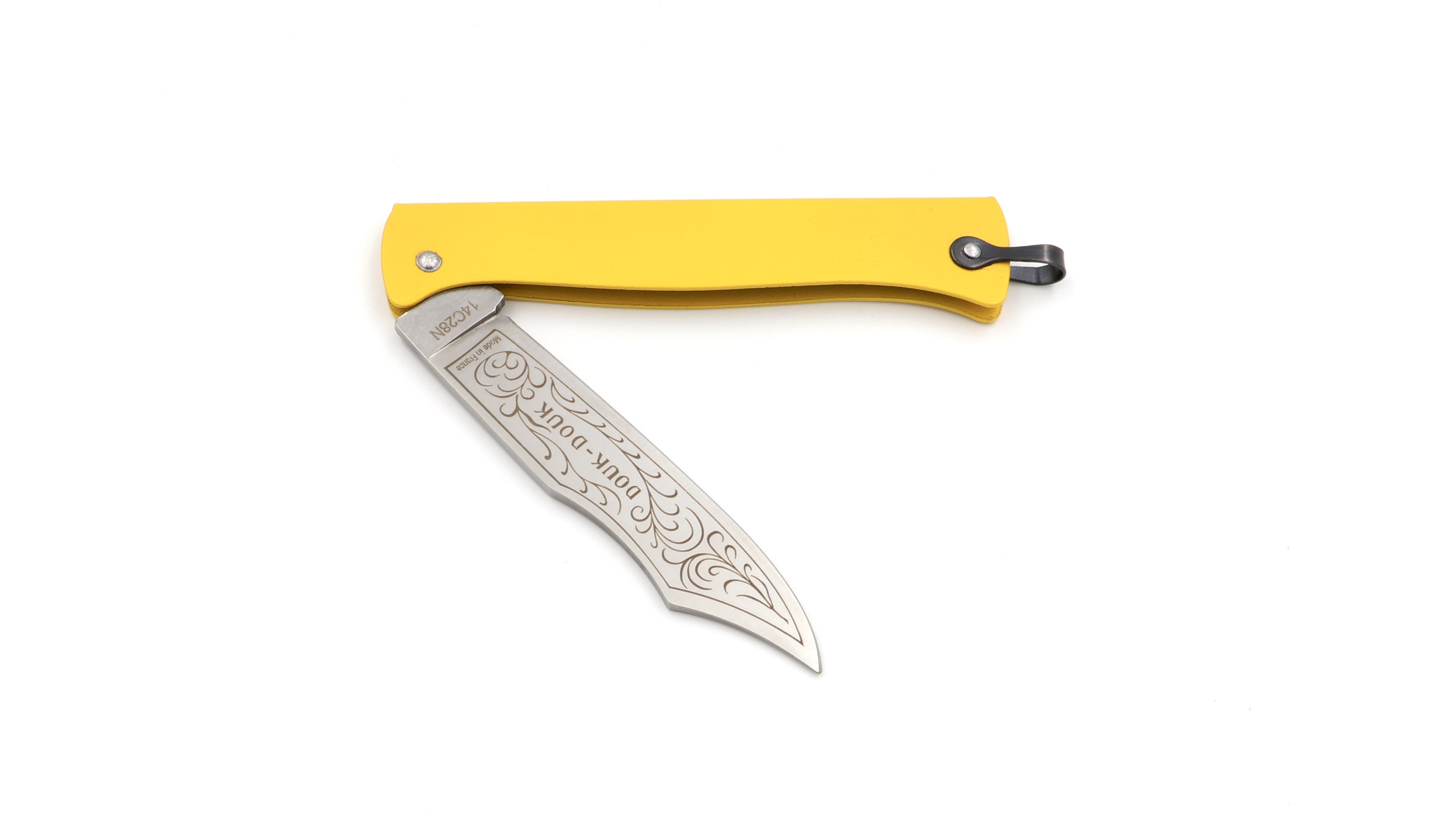 Cognet DOUK-DOUK knife yellow 11 cm 14C28N 
