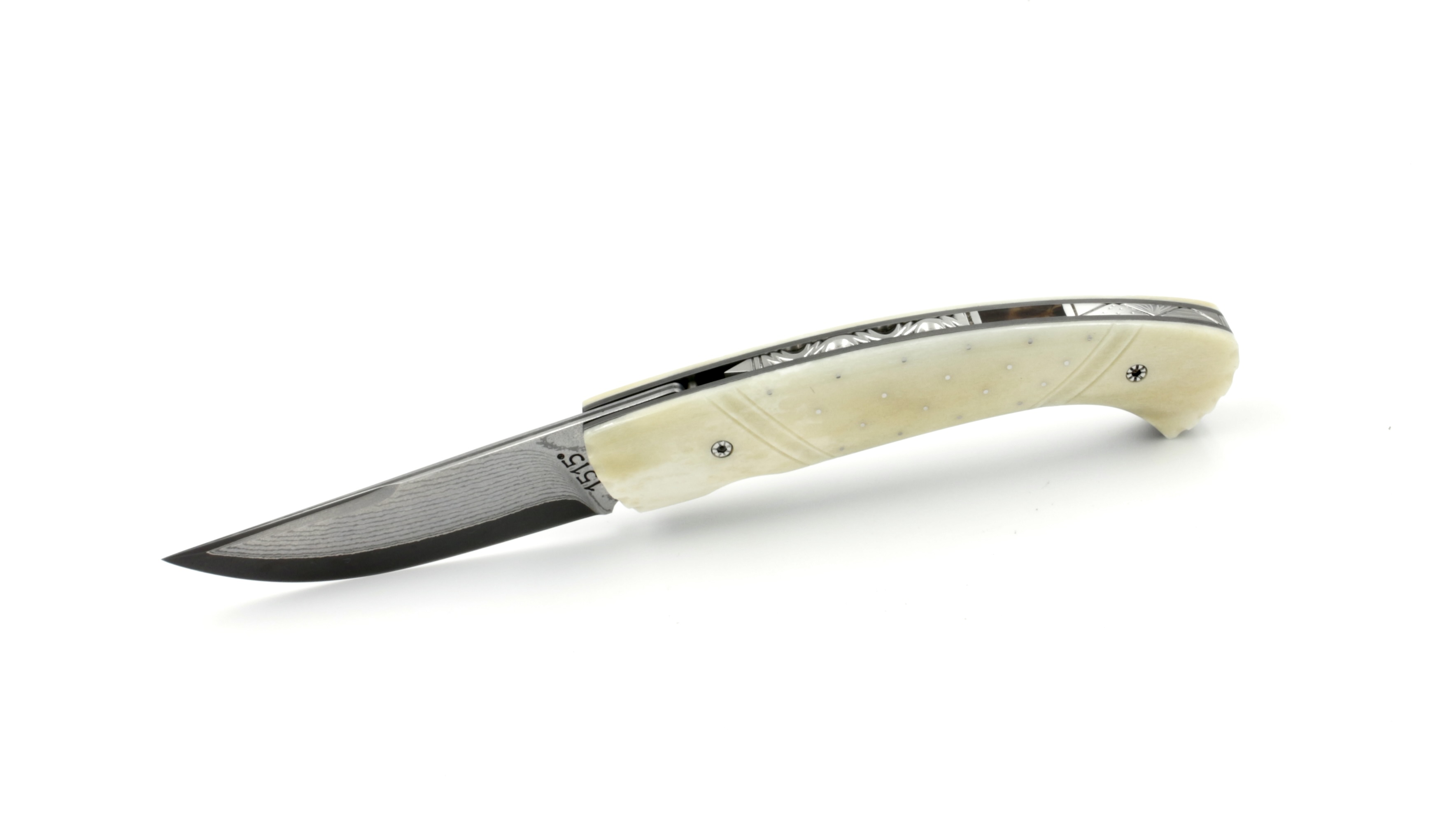 MANU LAPLACE 1515 NEW INUIT CLOUTÉ reindeer  VG10 Damascus