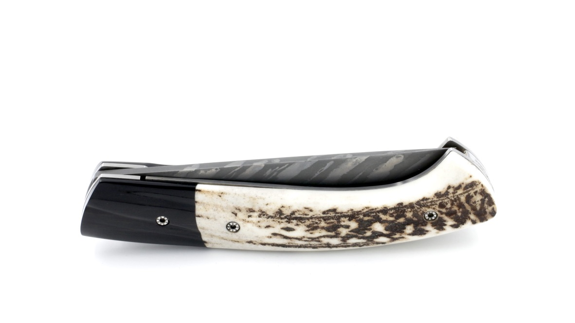 MANU LAPLACE 1515 stag horn/buffalohorn blade L'eau forte