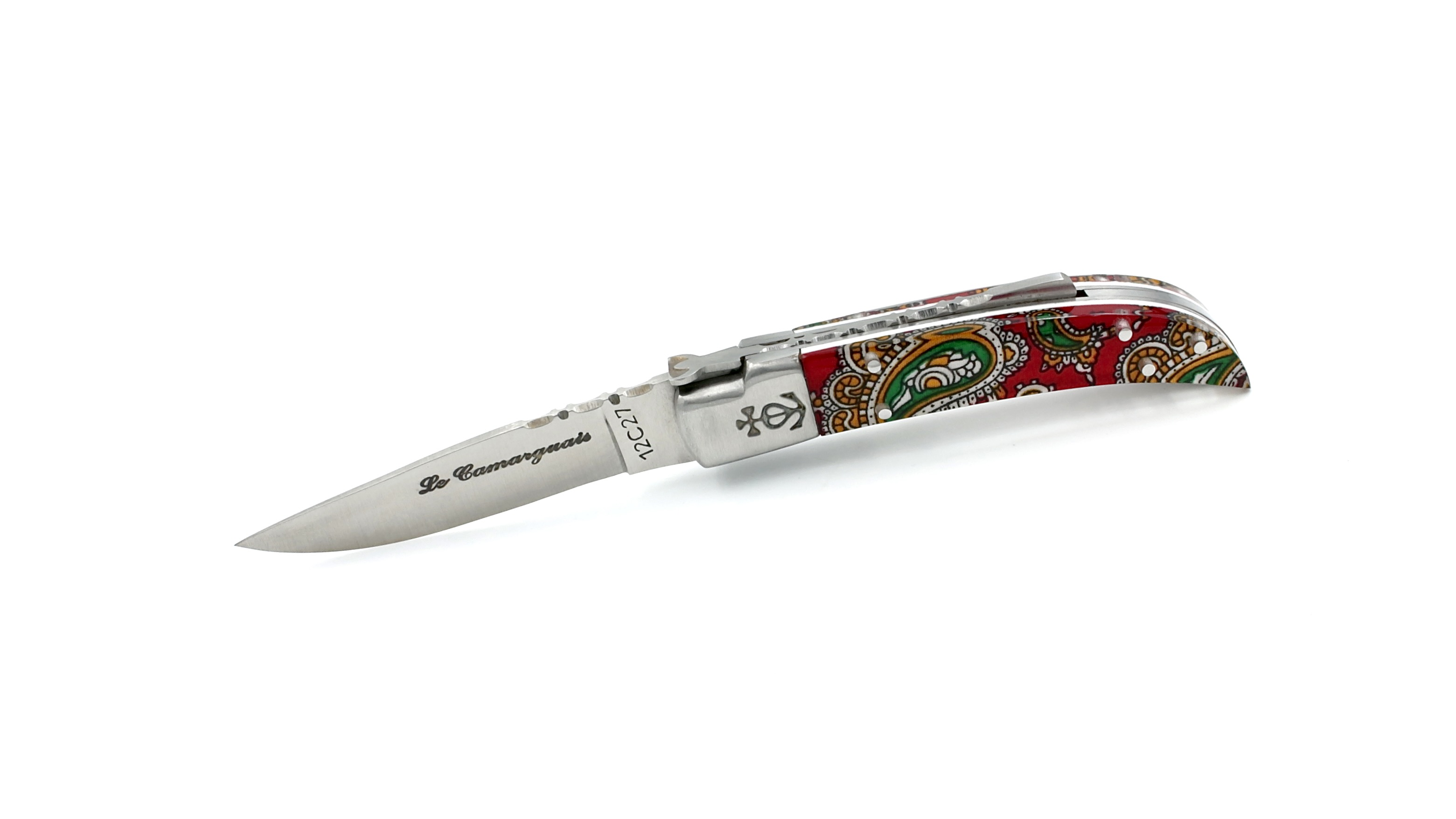 Le Camarguais knife Tissue Provencal 10 cm Le Camarguais knife Tissue Provencal 10 cm