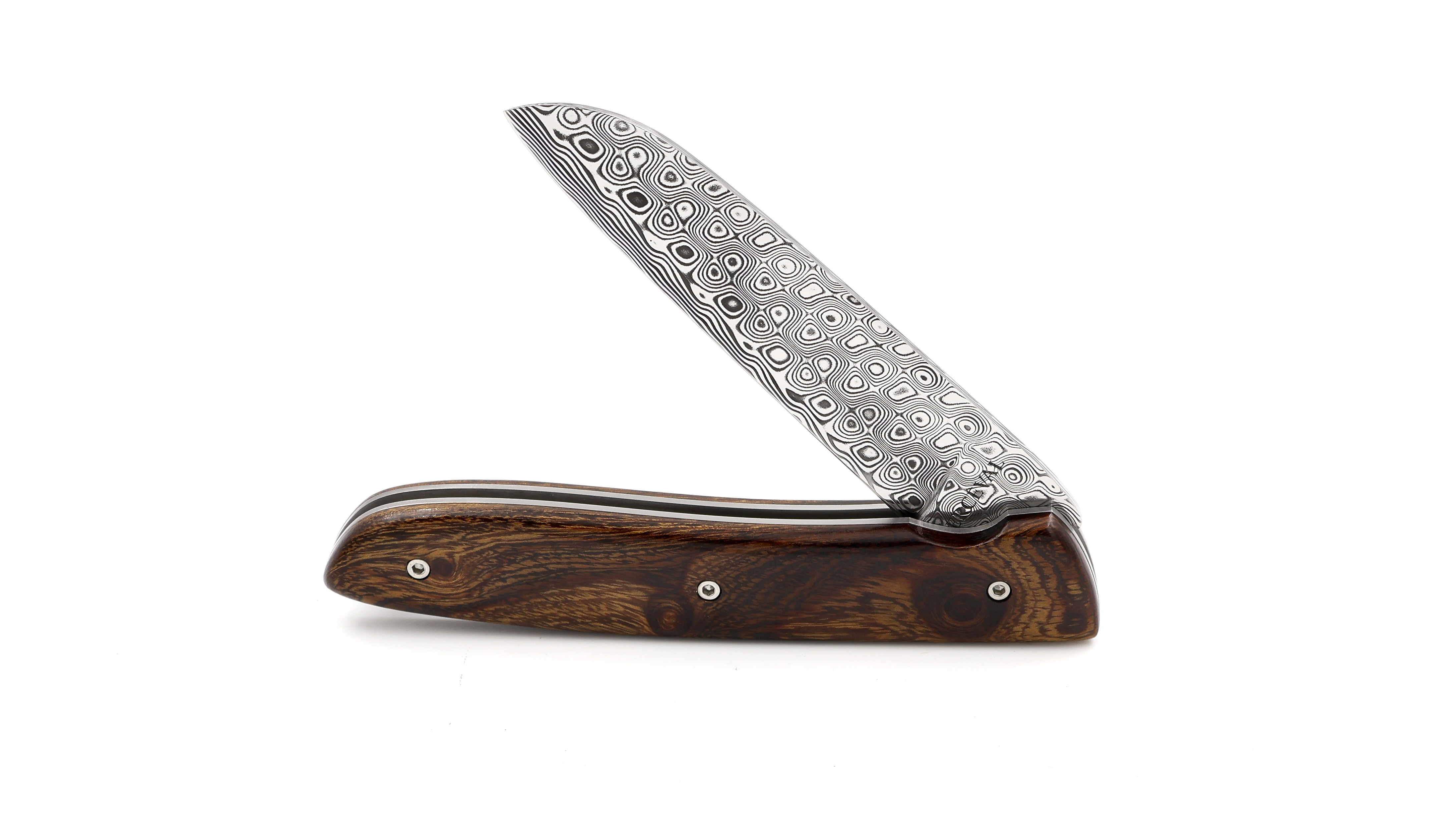PERCEVAL L08 damascus Iron wood