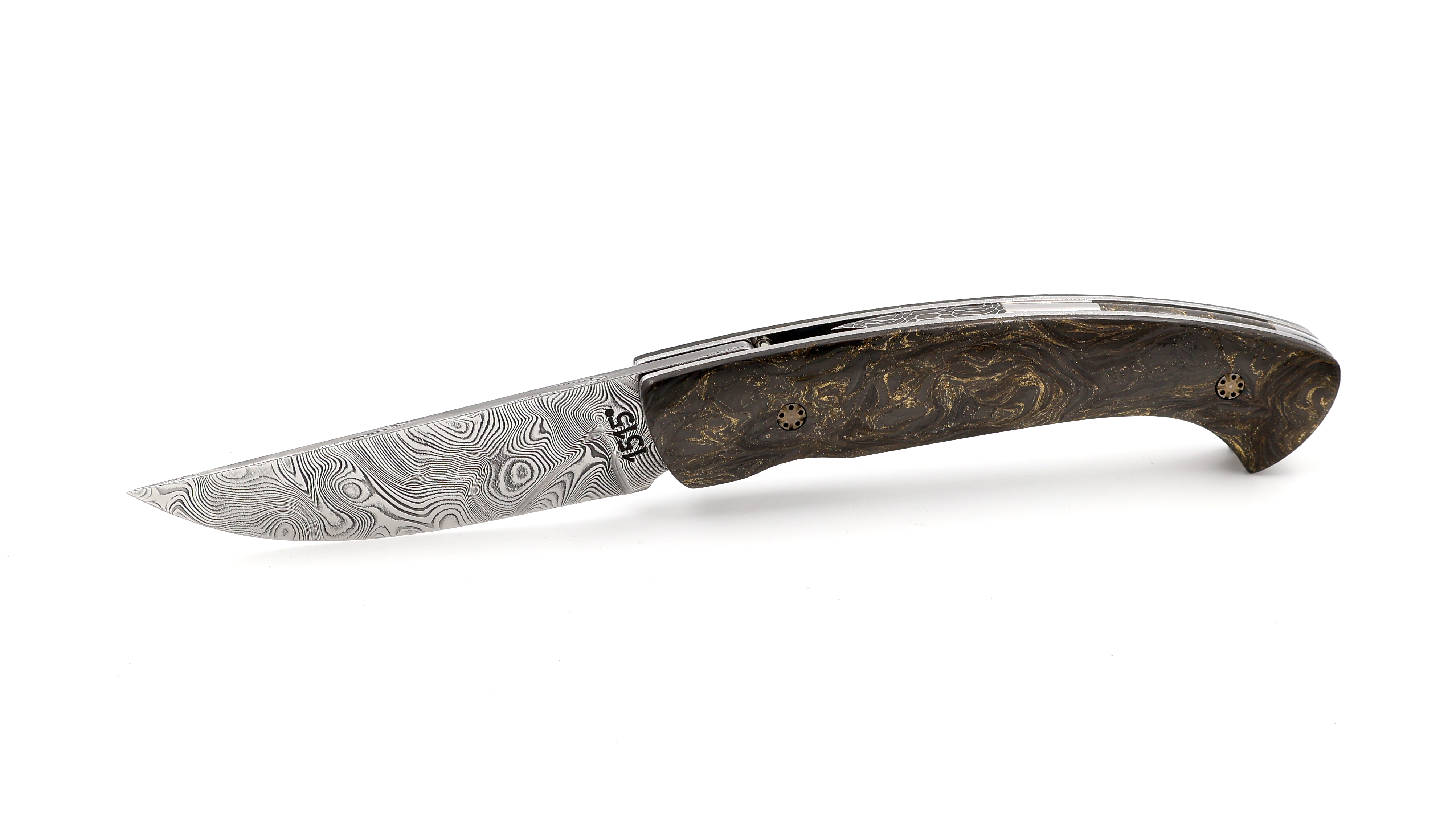 MANU LAPLACE 1515 PETIT carbon damascus & damasus