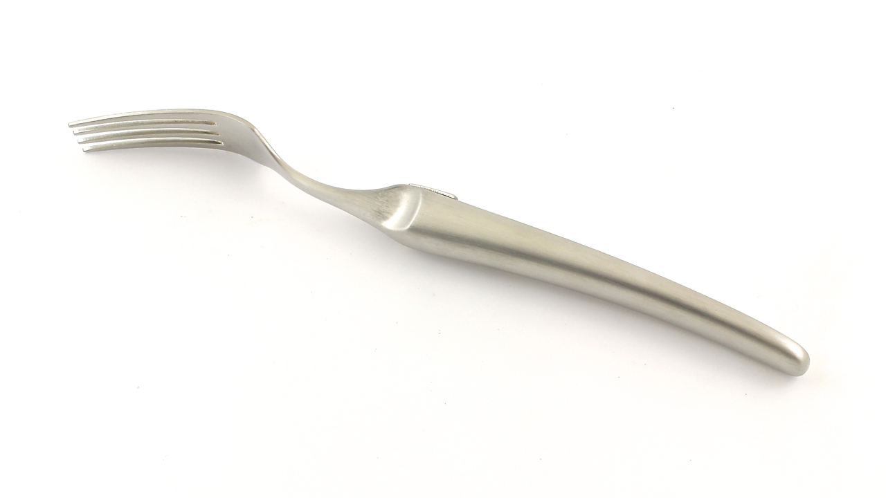 Laguiole en Aubrac stainless steel Steakfork Set of 6 mat