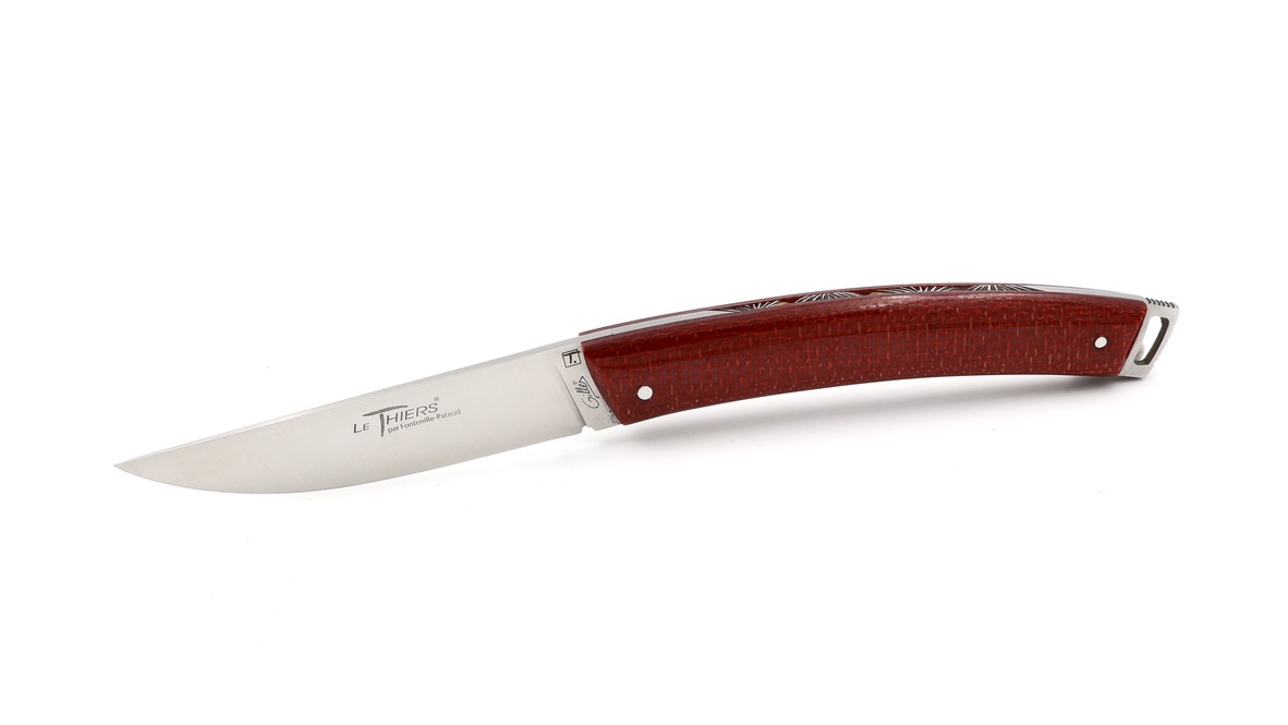 Fontenille Pataud Le Thiers® Nature 11,5 cm Micarta red