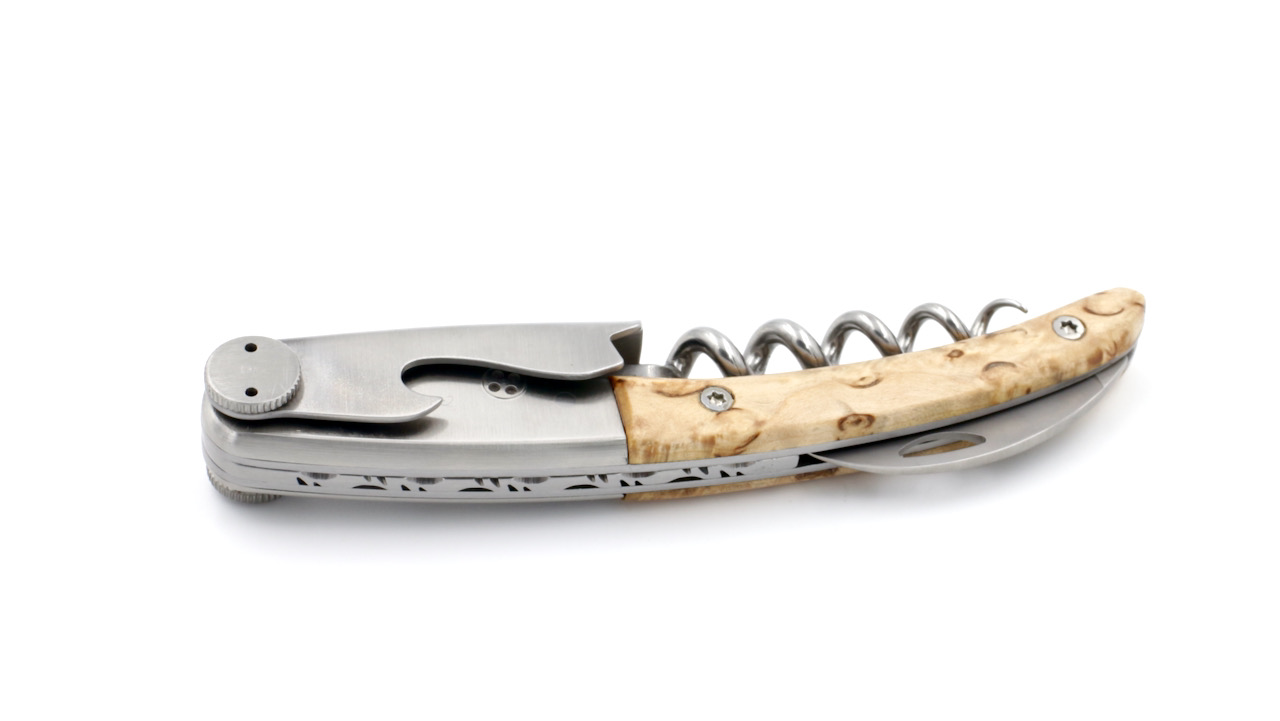 IMG_4101 Claude DOZORME CLOS Laguiole sommelier knife birchwood