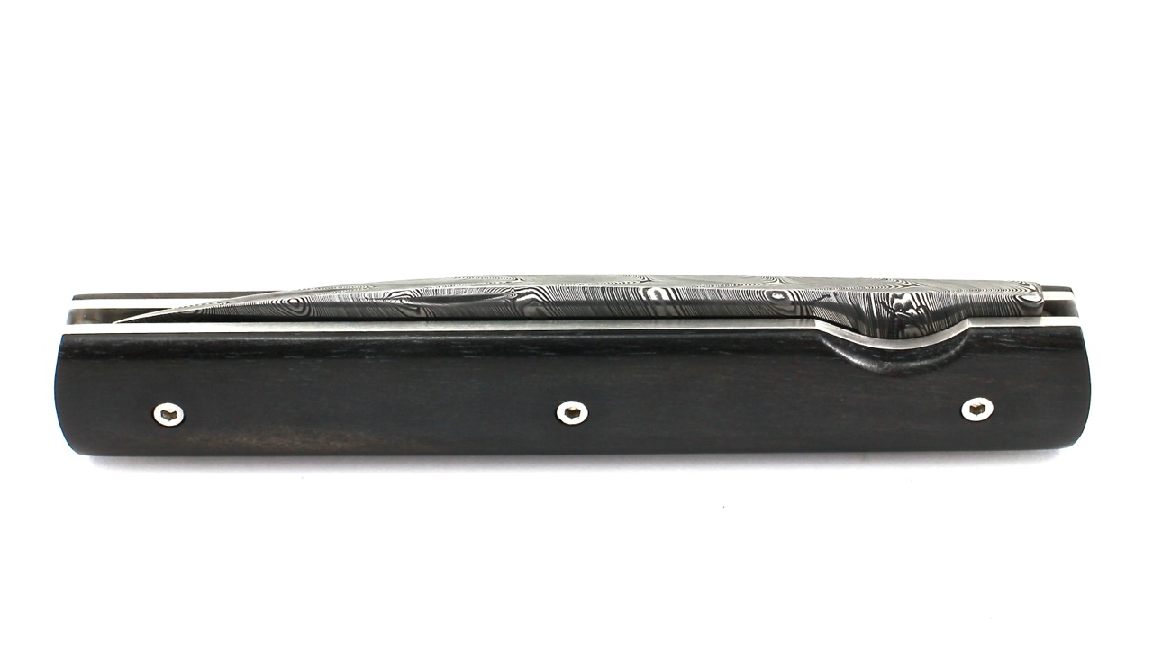 Le-Francais-Ebenholz-Damast PERCEVAL Le Francais  Damast Kamerun Ebenholz