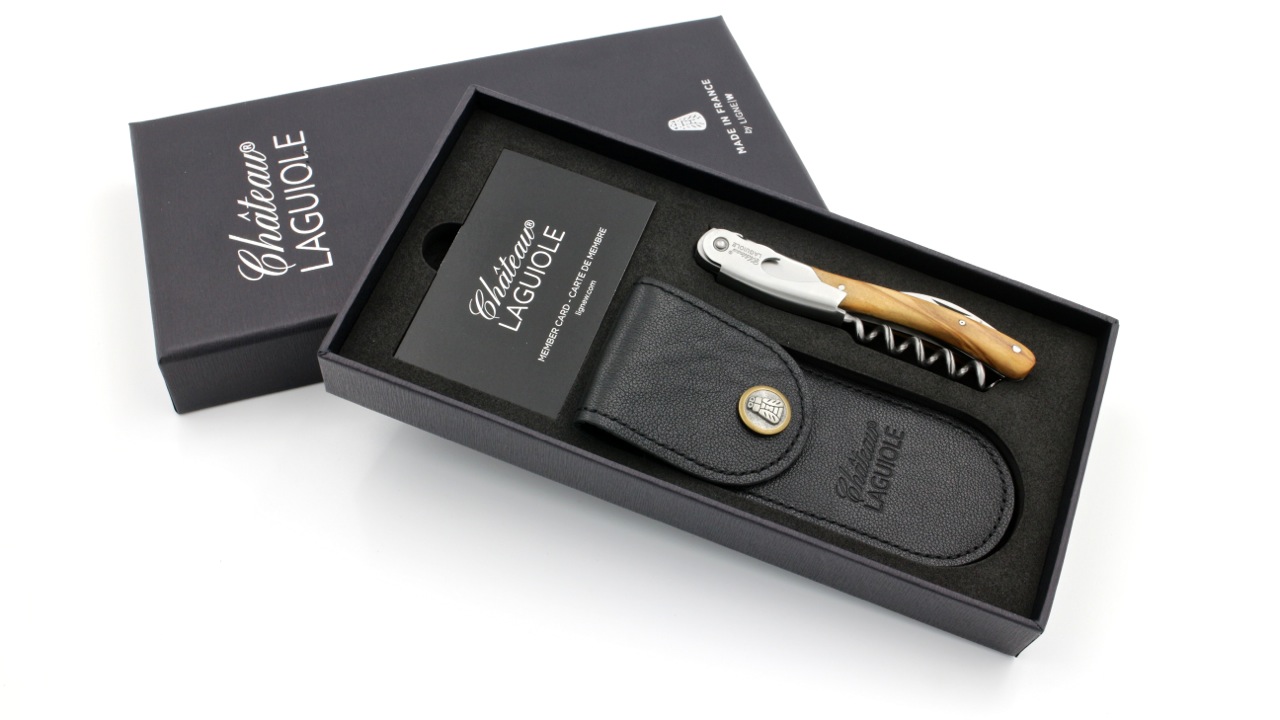 Château Laguiole MELCHIOR Sommeliermesser Olive