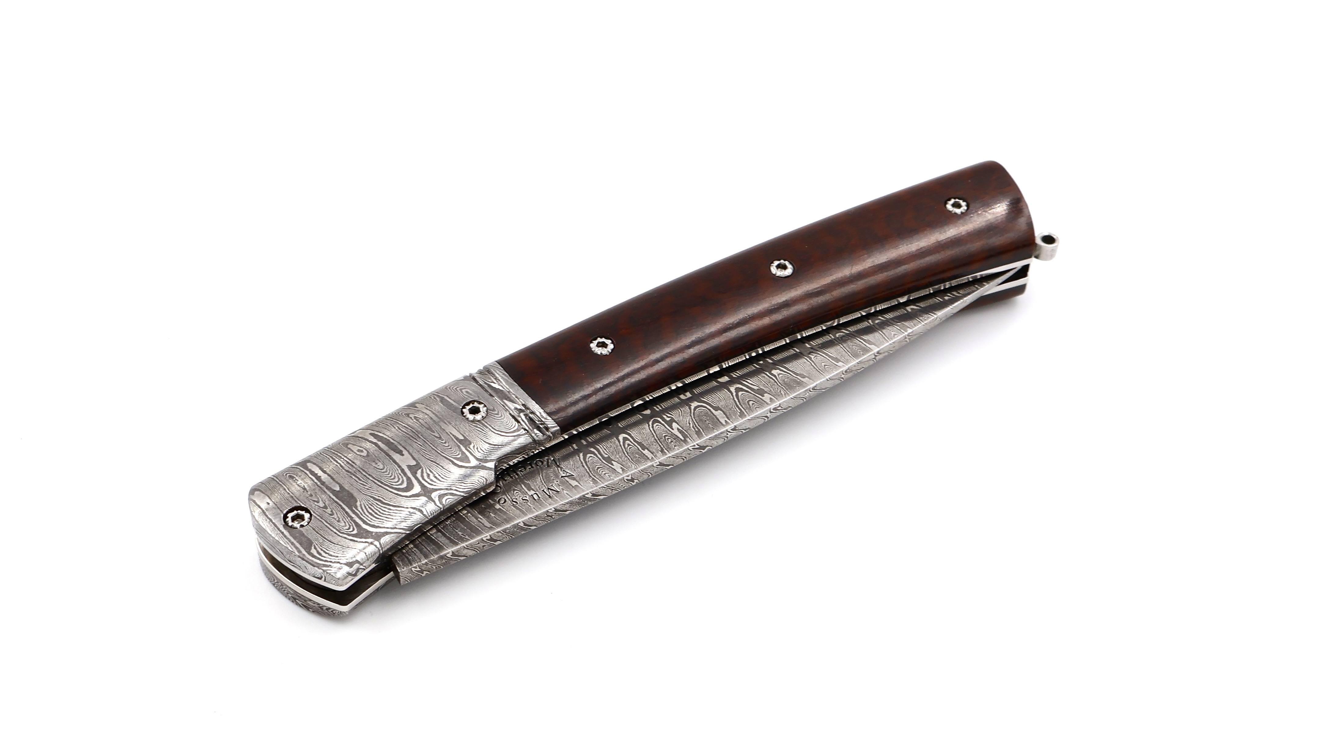 Alexandre Musso/Oliver Moretti VENDETTA snakewood damascus 