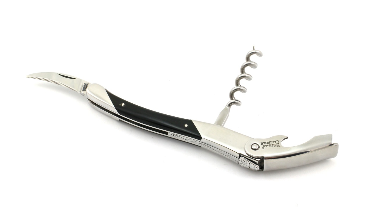 Château Laguiole wine opener GRAND CRU buffalo horn