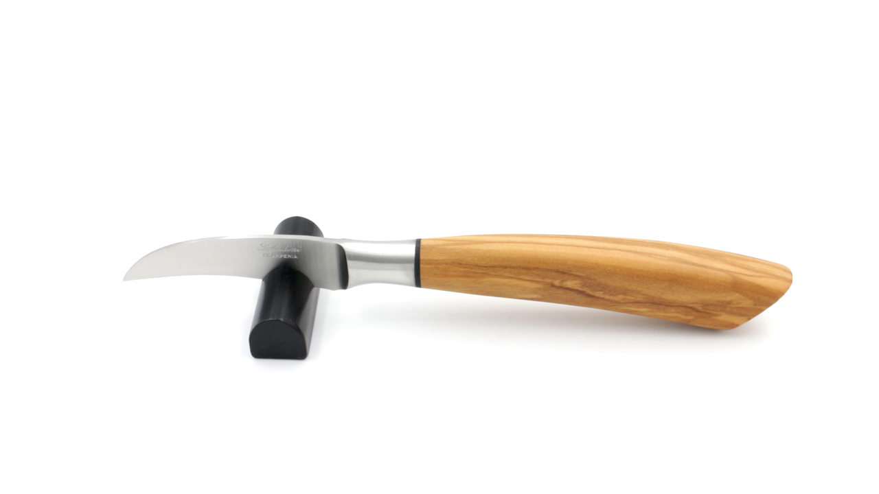 Saladini peeling knife olive wood 7 cm