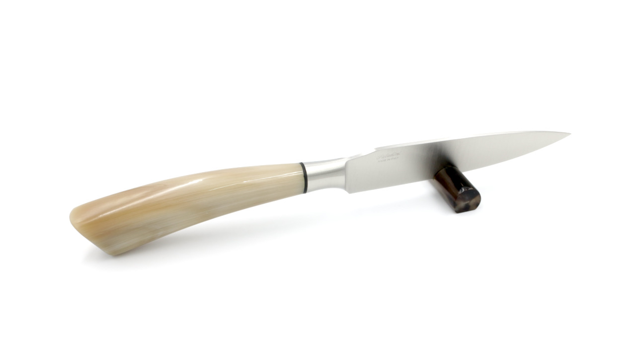 Saladini  Rustico großes Steakmesser Hornspitze