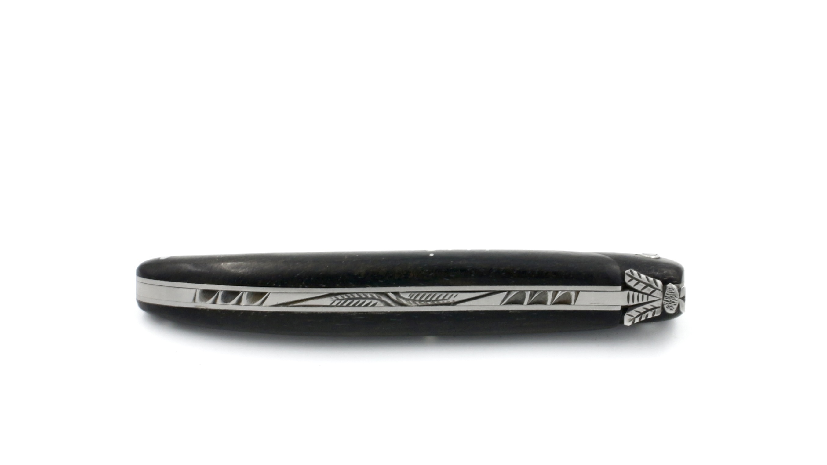 Laguiole en Aubrac Elegance ebony wood full handle 12 cm