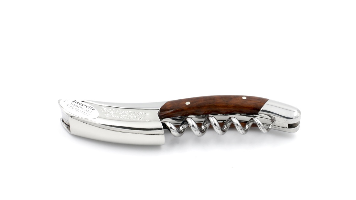 Laguiole en Aubrac Laguiole Sommelier knife Amourette/Snakewood