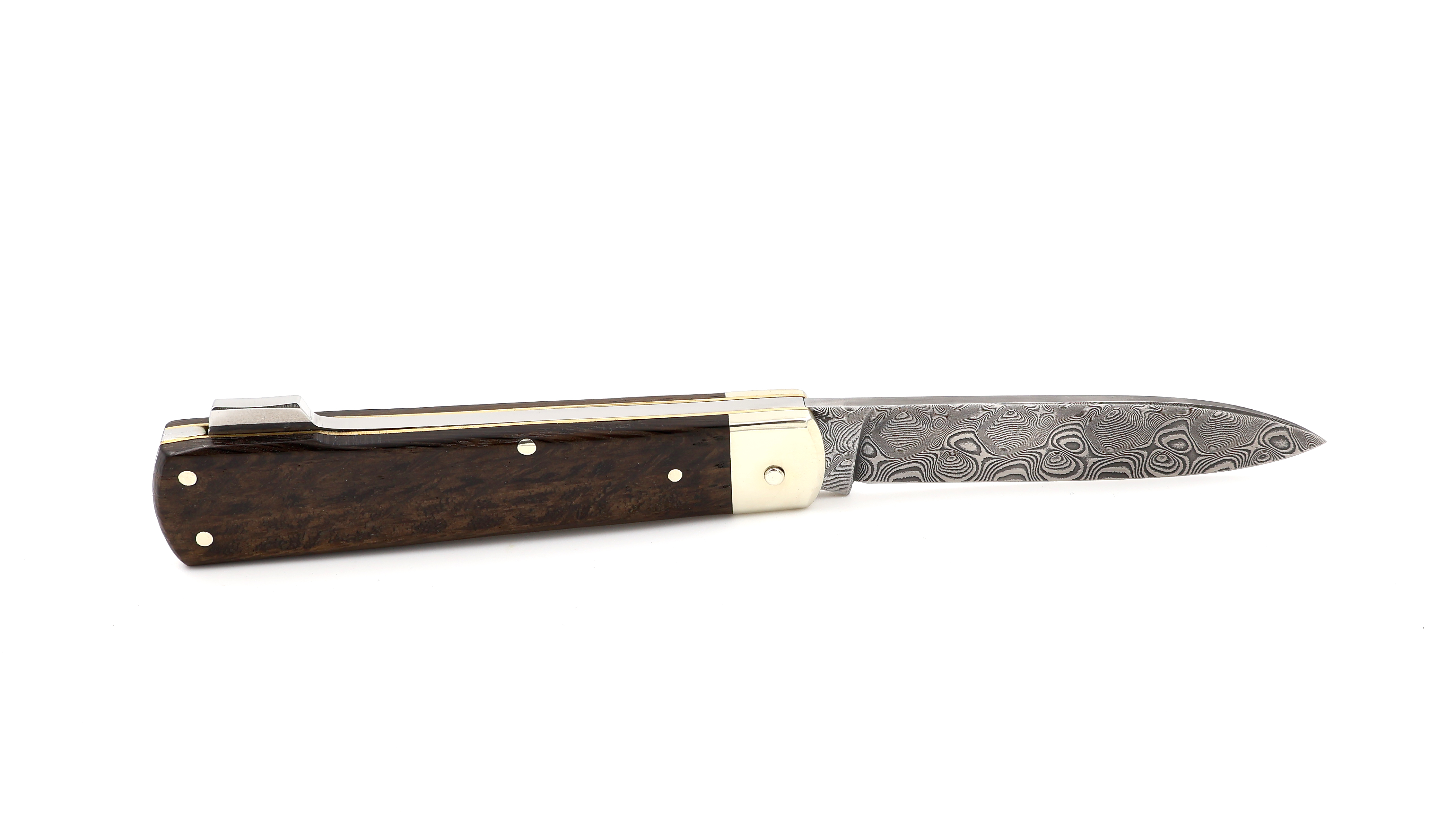 Robert Klaas knife bog oak DSC Damascus