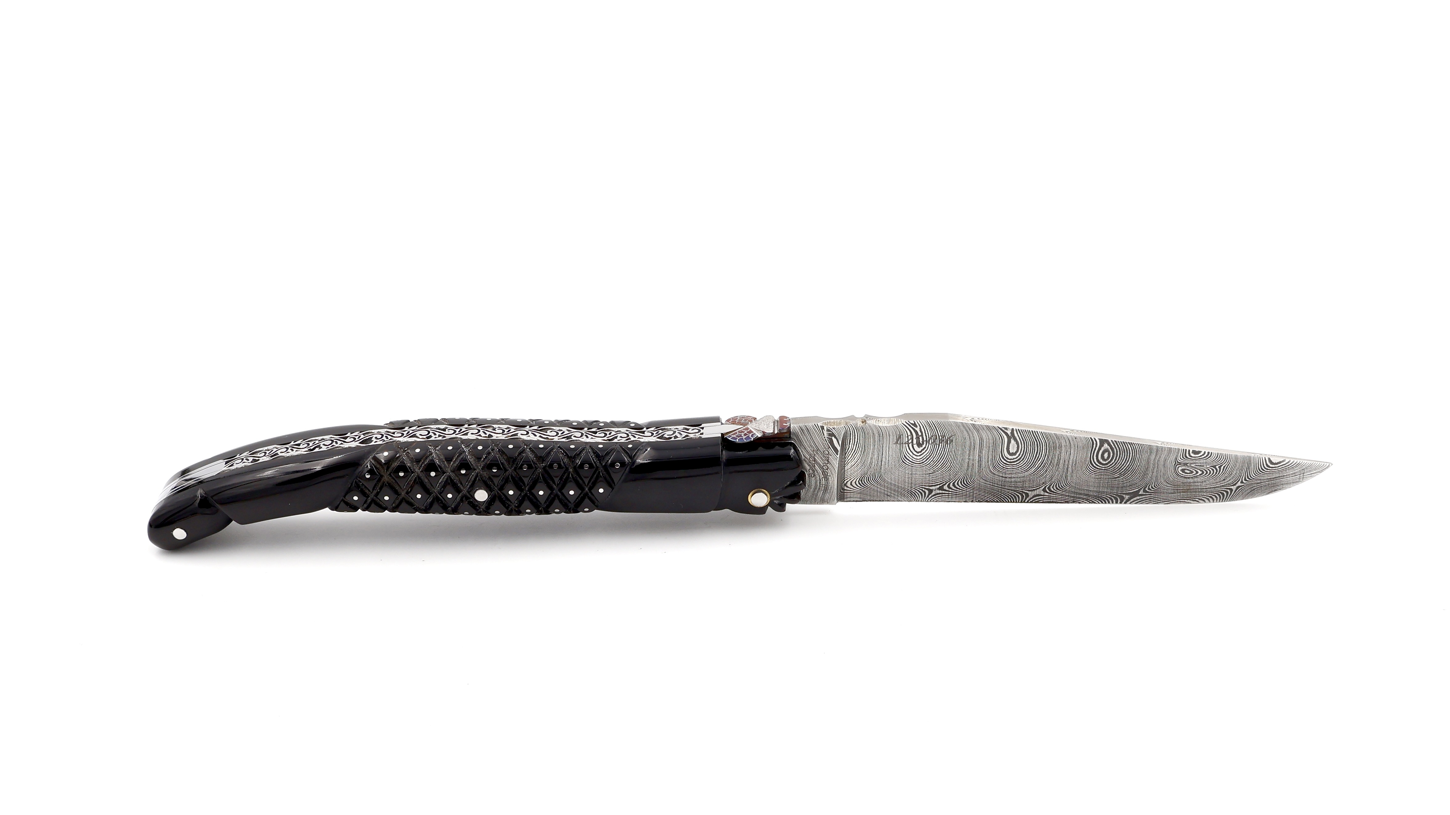 Fontenille Pataud Laguiole AIGUILLES (Needles) buffalo horn 12 cm