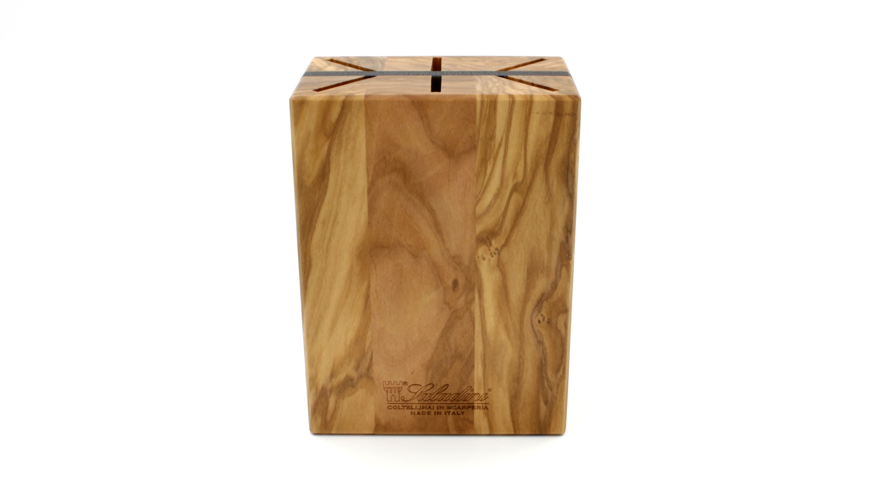 Saladini Messerblock CUBO Rustico Olive