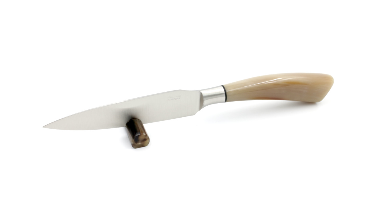 Saladini  Rustico großes Steakmesser Hornspitze
