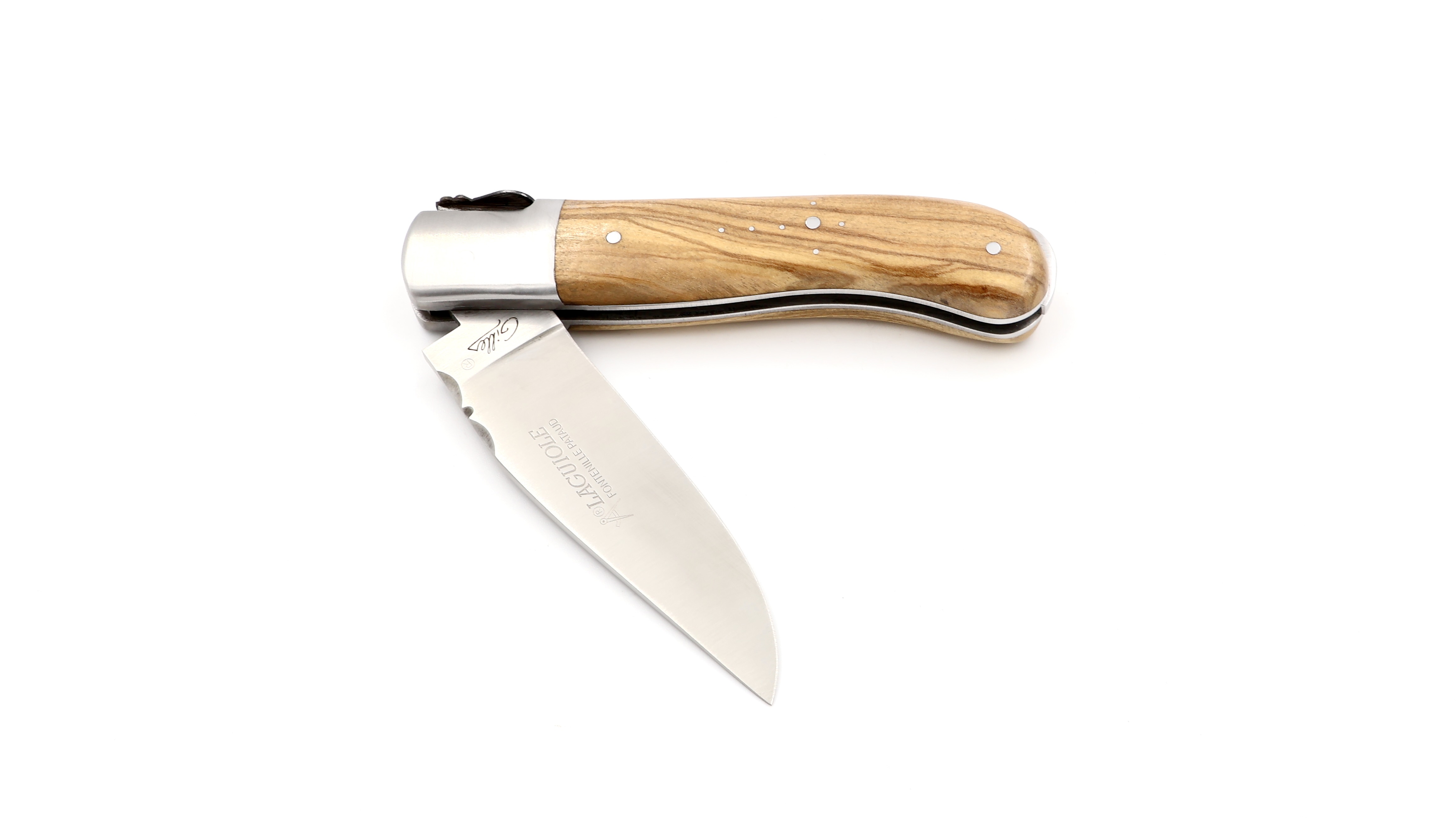 Fontenille Pataud Laguiole GENTLEMAN Olive 10,5 cm  