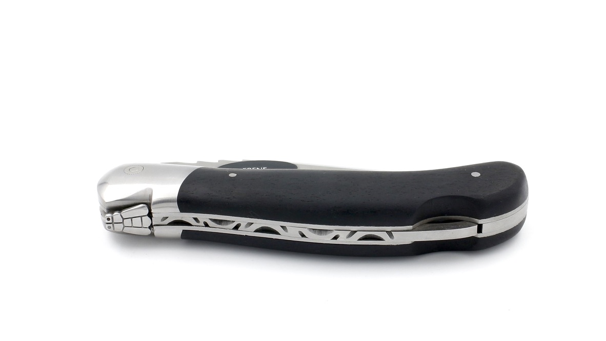 ARBALETE G. David Laguiole hunting knife NATURE ebony mat