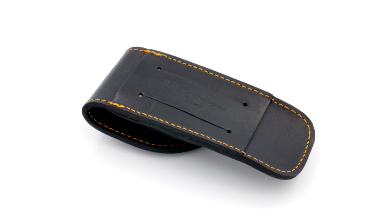 MAX CAPDEBARTHES leather sheath RANDONNEUR 11 to 16 cm knives