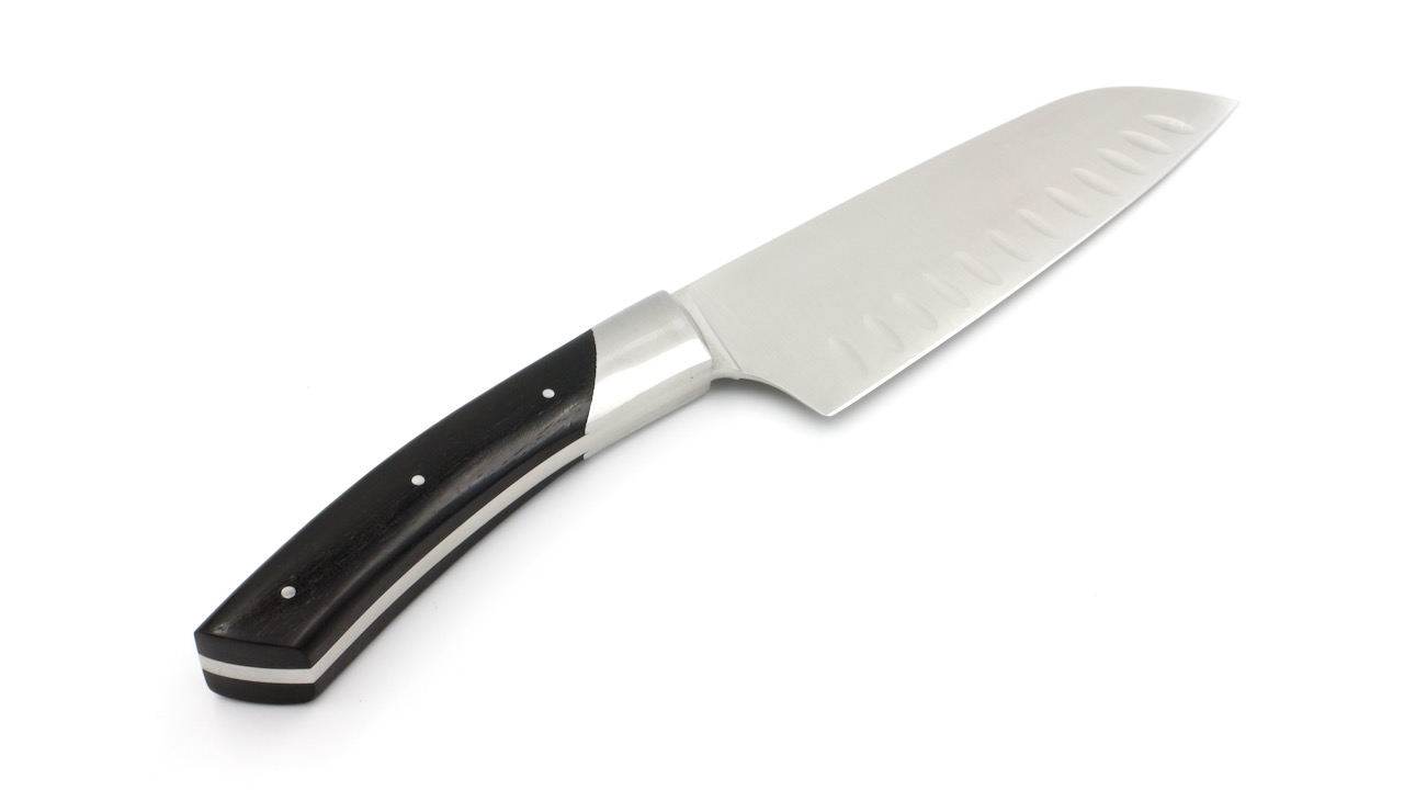 Chambriard Thiers Santoku Messer 17 cm Ebenholz Grands Gourmets