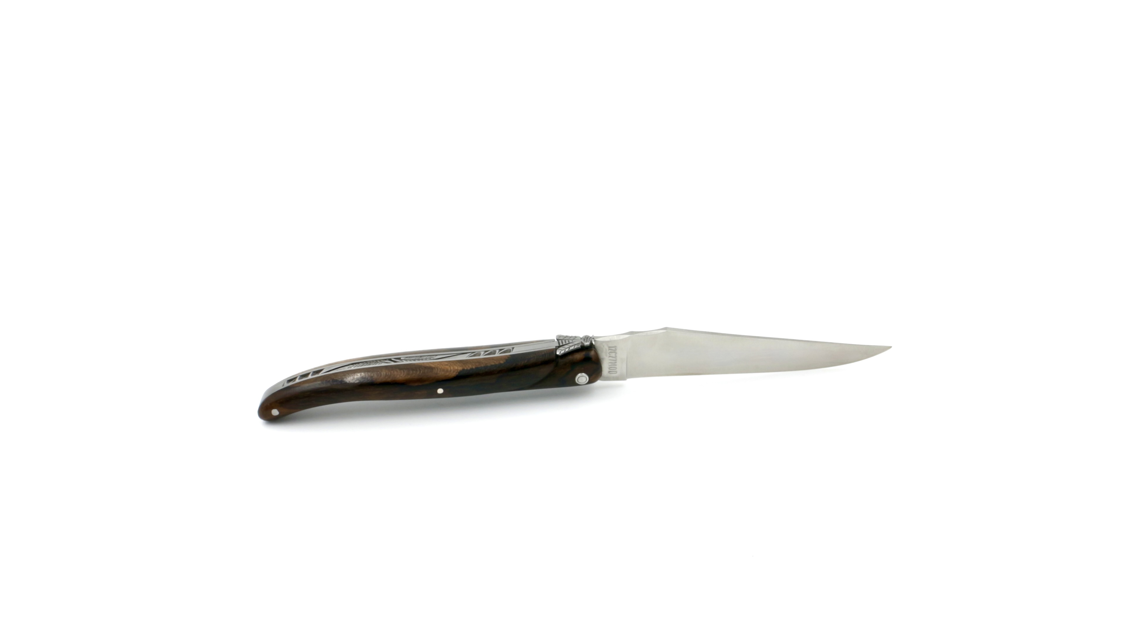 Laguiole en Aubrac Elegance ziricote wood full handle 12 cm