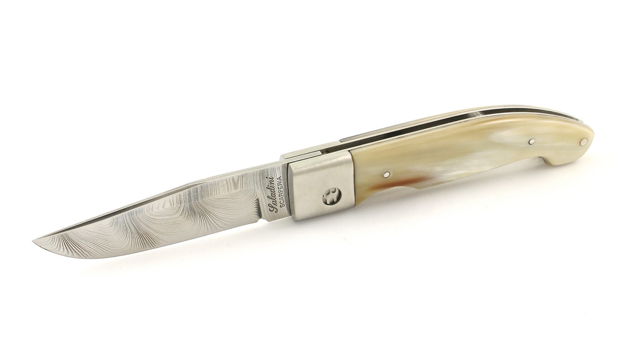 Saladini ZUAVA NEXT horntip damascus blade