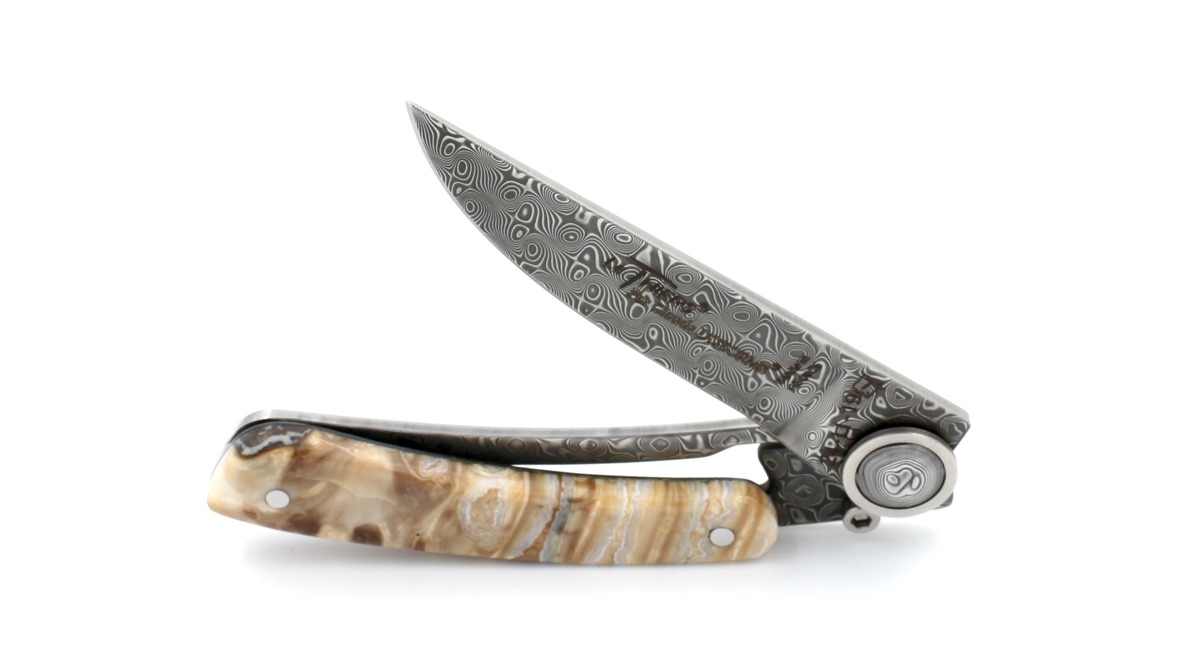 Claude DOZORME Thiers Liner Mammut Backenzahn Damastklinge 