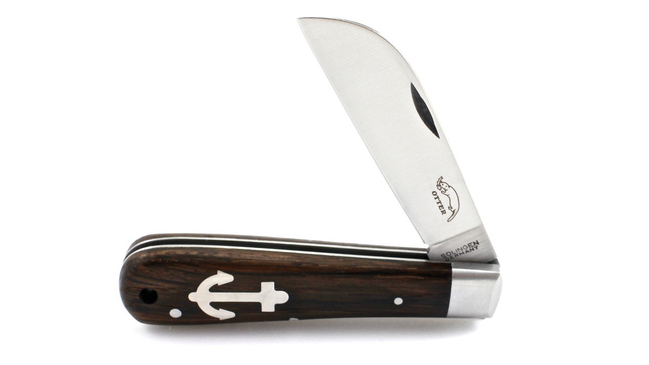 Anker-Rauchereiche-3 OTTER Anchor knife smoked oak with strap hole