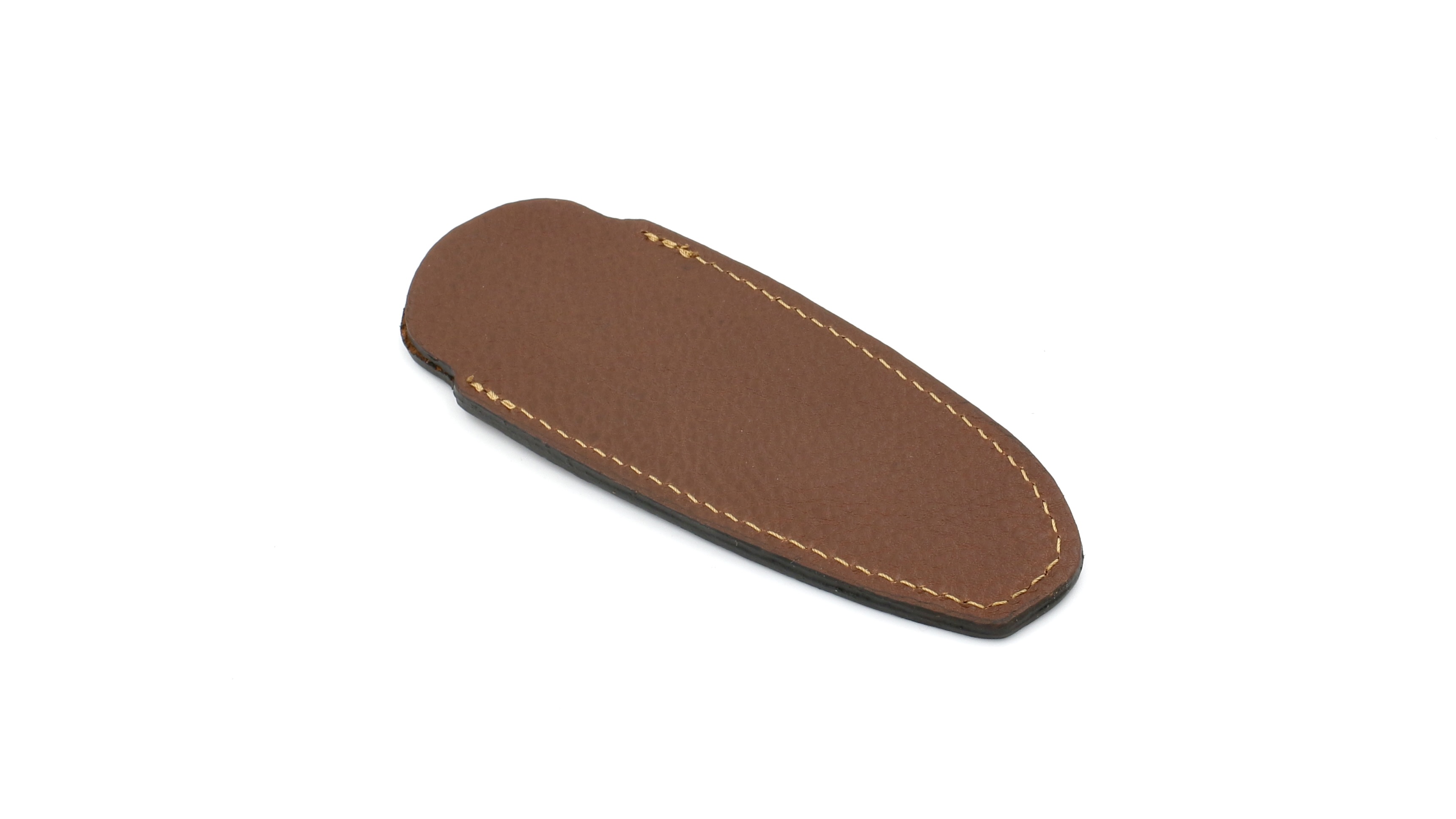 7119F104-7A6D-46B7-B5CC-BDAD6A3517D9_1_201_a leather pouch PETIT Liadou knife 10,5 cm brown