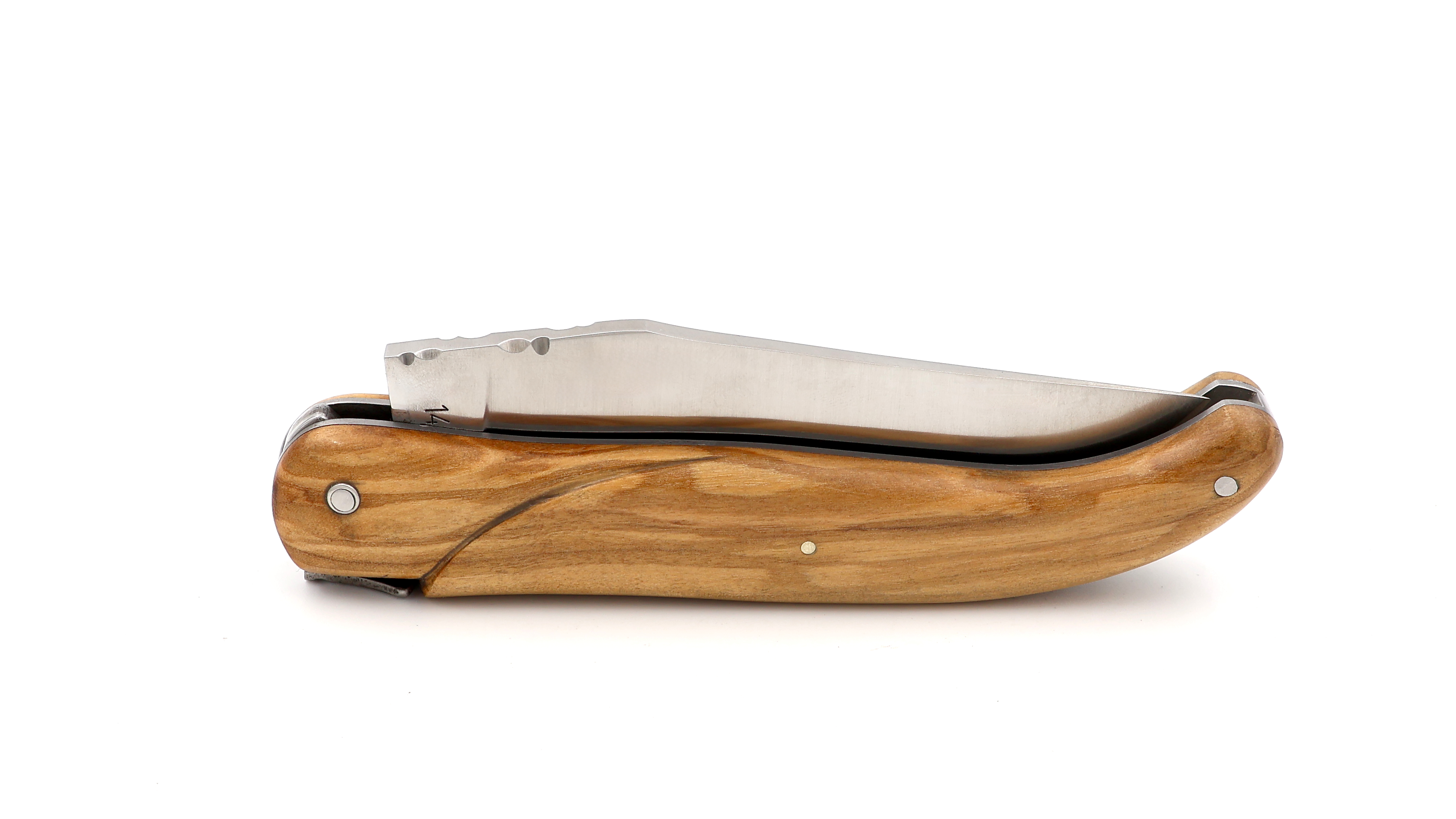 Laguiole en Aubrac Laguiole hunting knife 14 cm olive wood