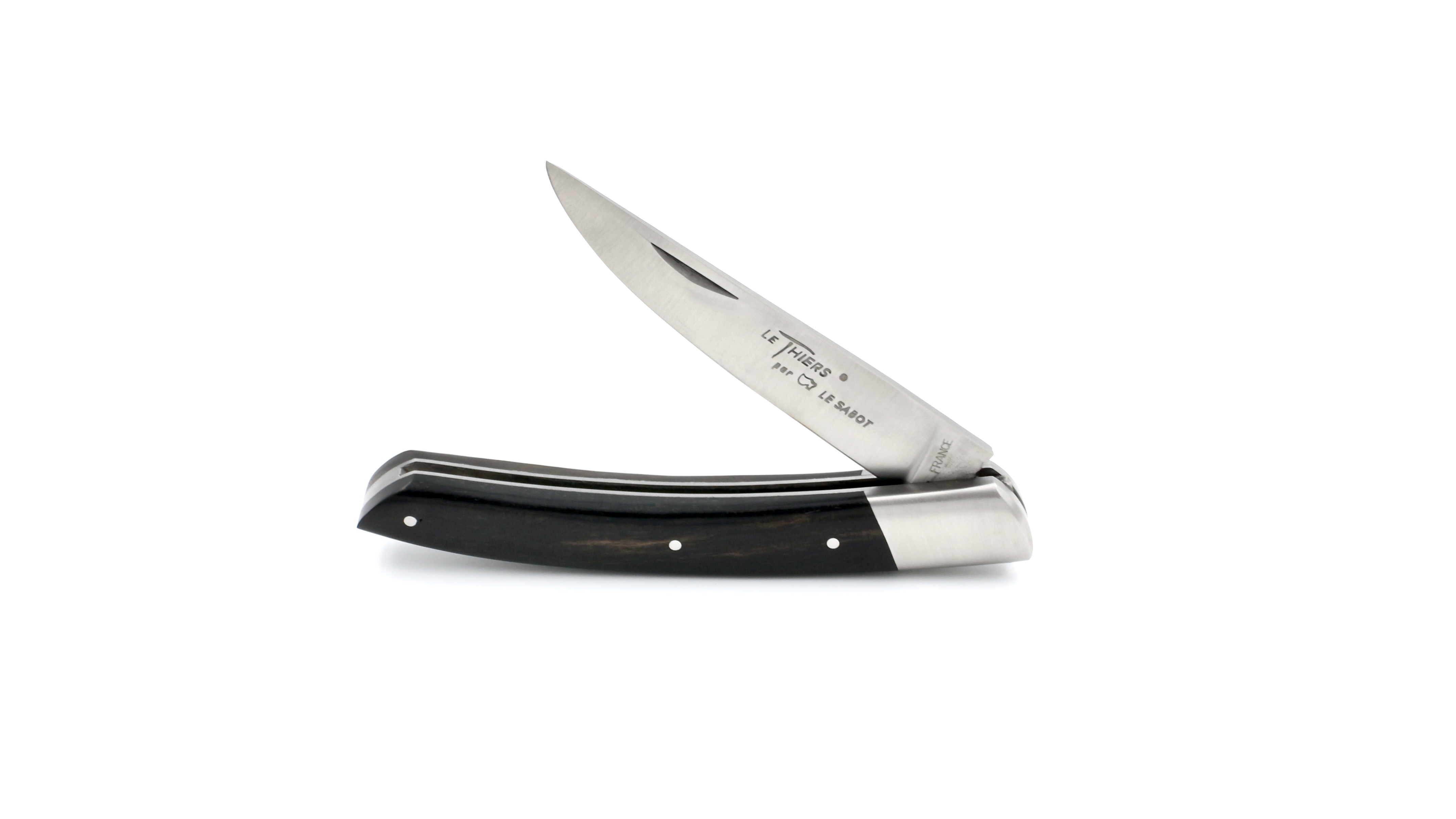 AU SABOT THIERS knife ebony 12 cm 