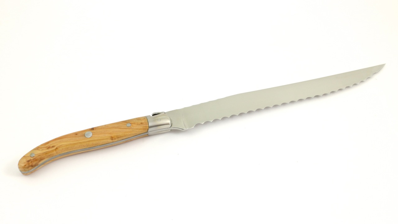 Claude DOZORME Laguiole Brotmesser Wacholder 20,5 cm