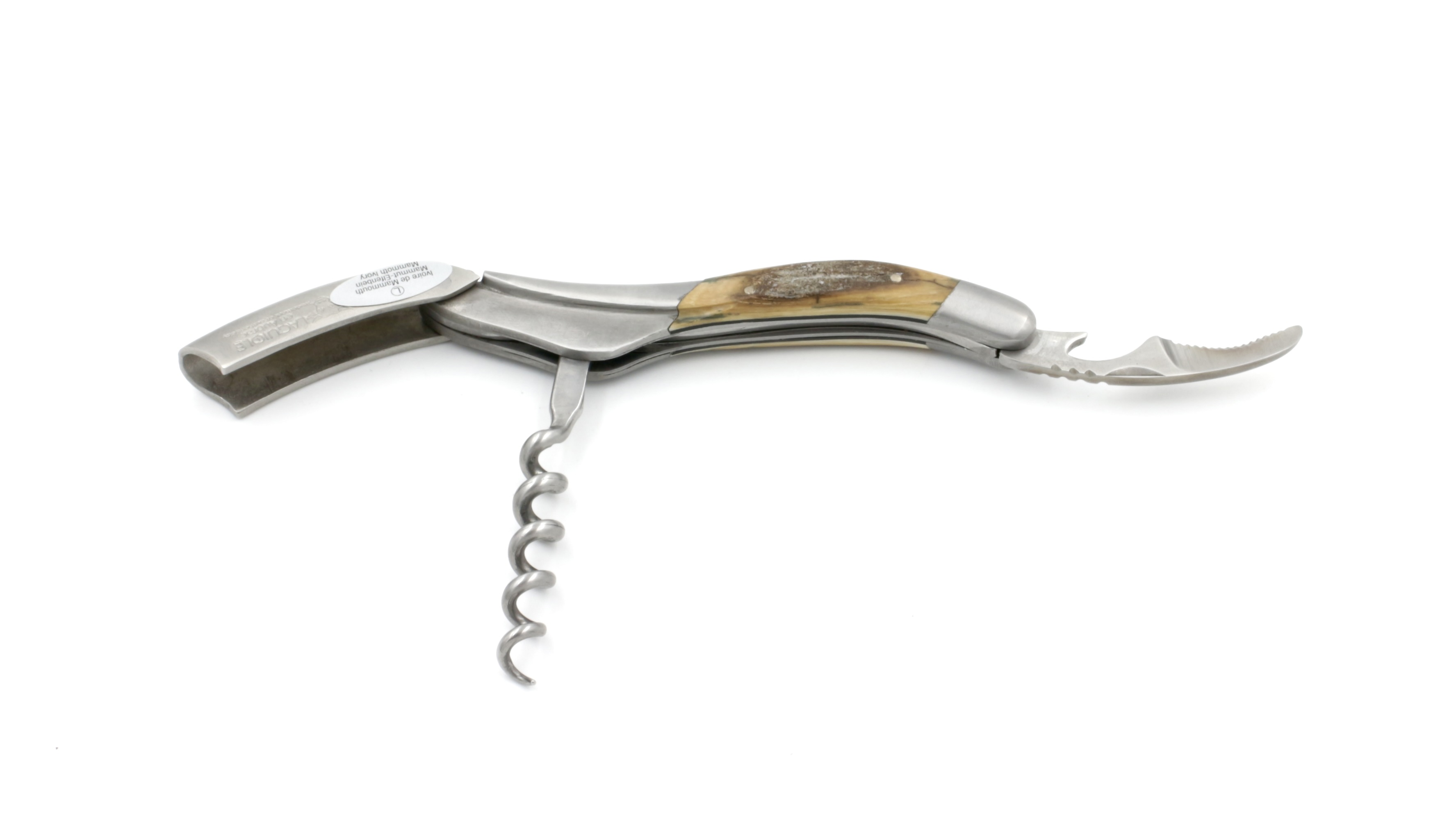 Laguiole en Aubrac Laguiole Sommelier knife Mammout croute mat