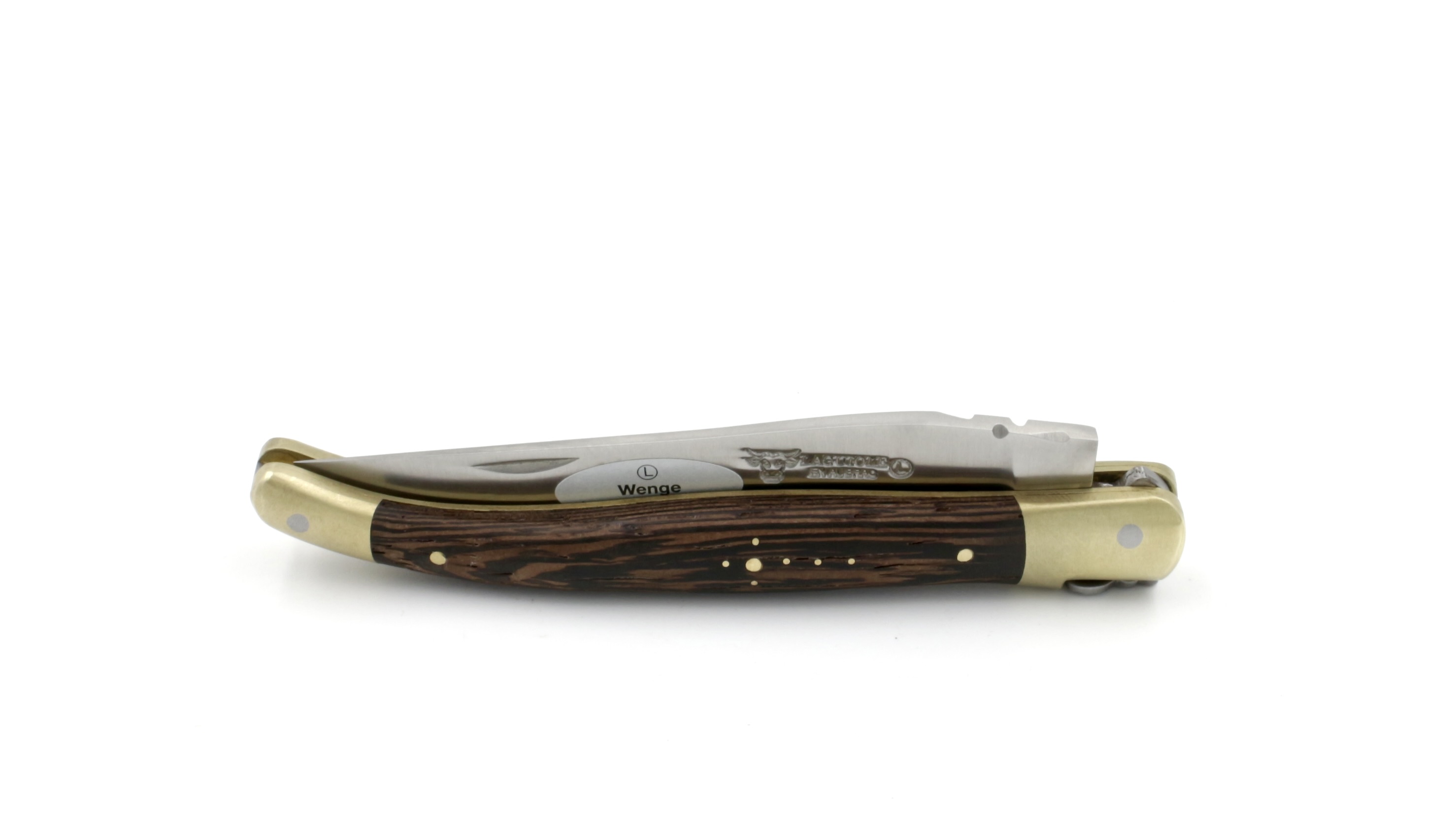 Laguiole en Aubrac Wenge Messingbacken matt 12 cm