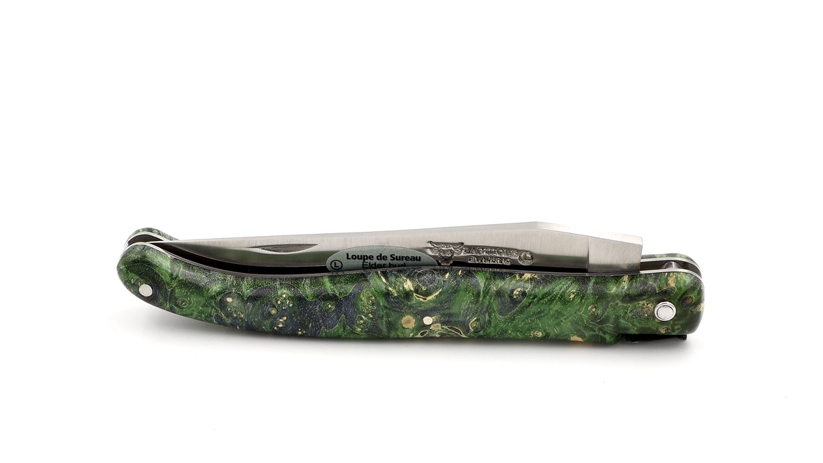 Laguiole en Aubrac Laguiole UNIQUE PIECE  elder burl 12 cm