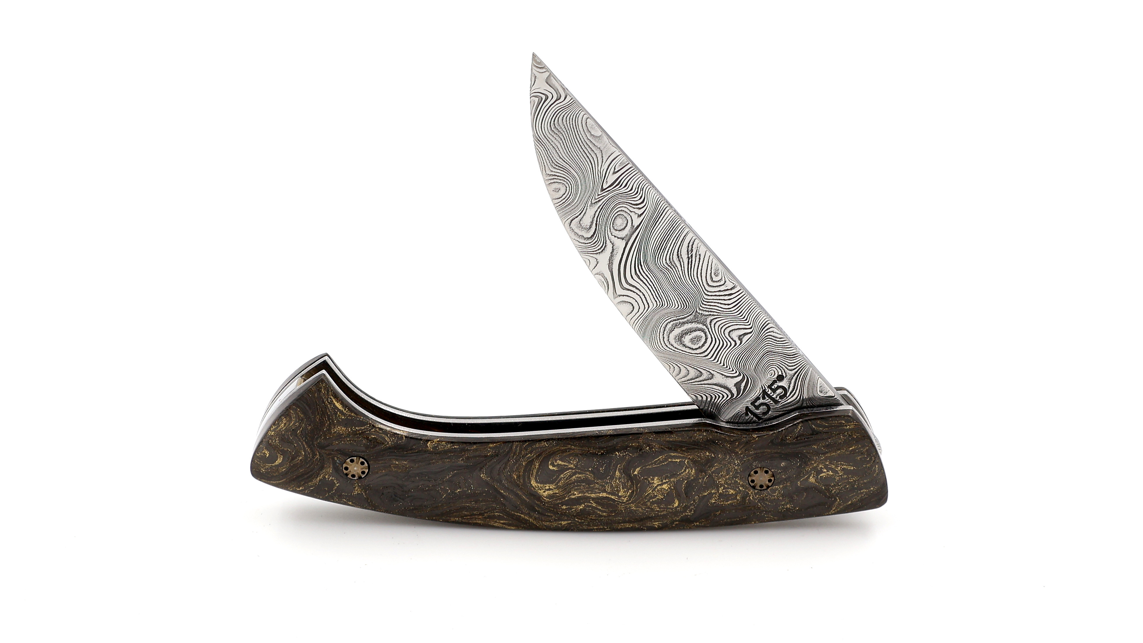 MANU LAPLACE 1515 PETIT carbon damascus & damasus