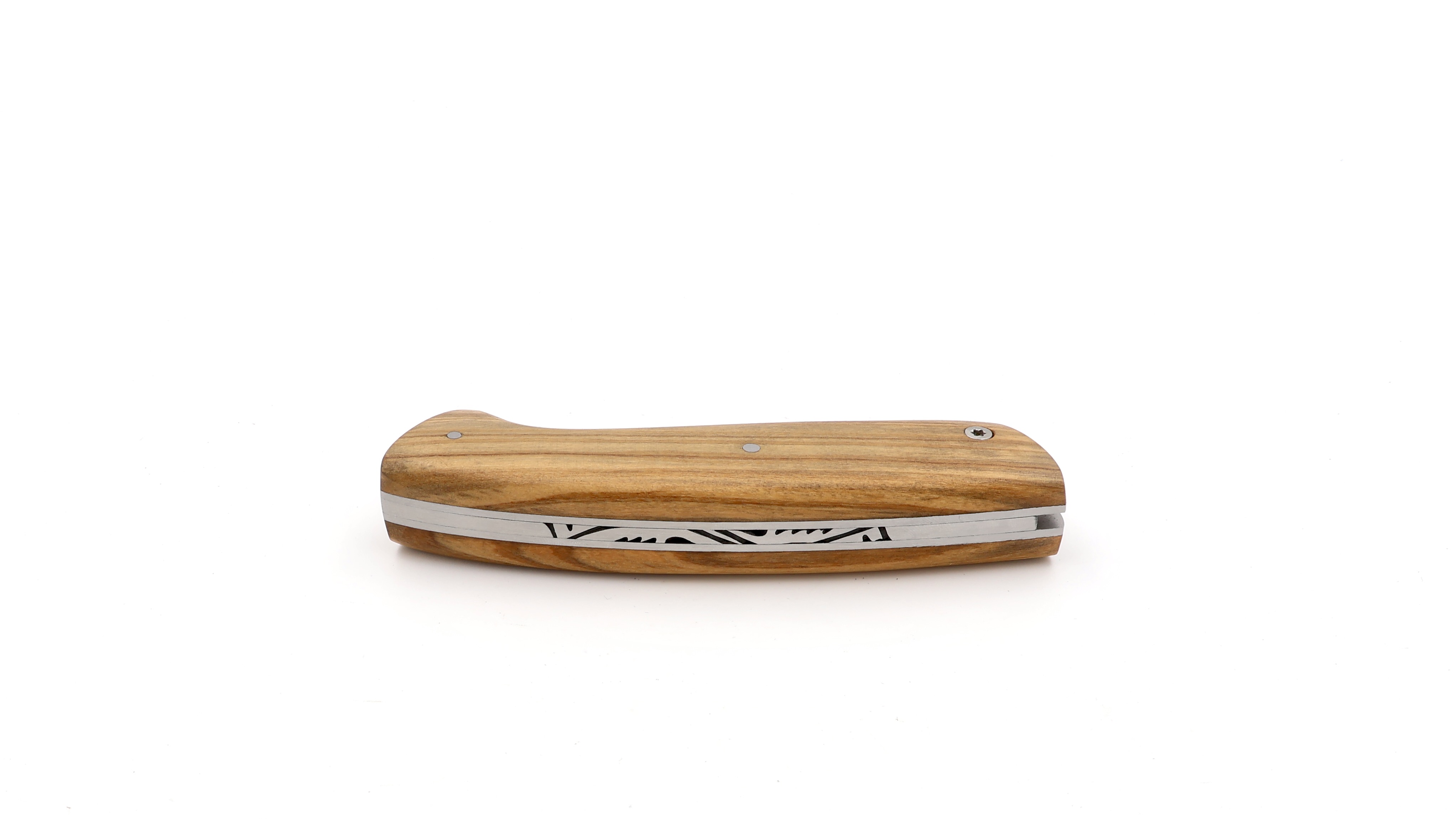 AU SABOT Thiers Jagdmesser Olivenholz 